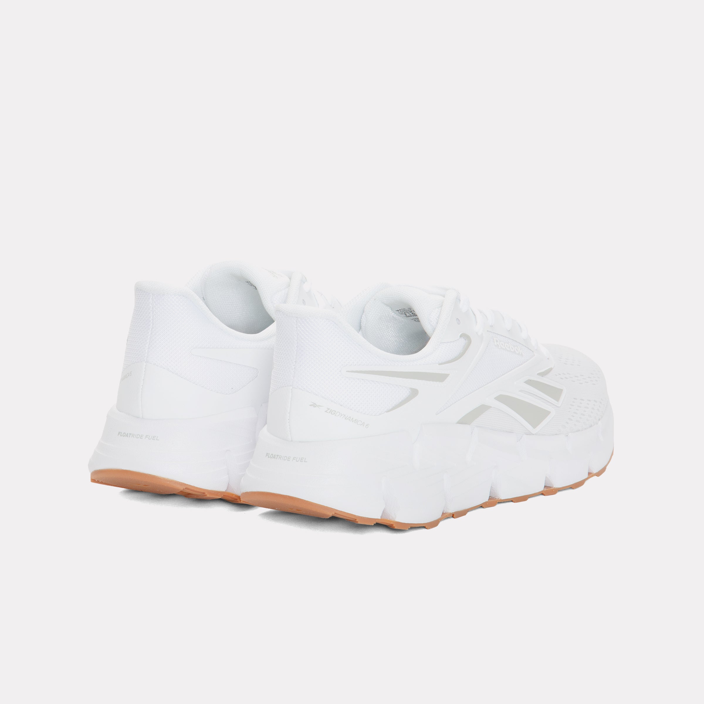 Reebok Men's Zig Dynamica 6  In White/Grey M