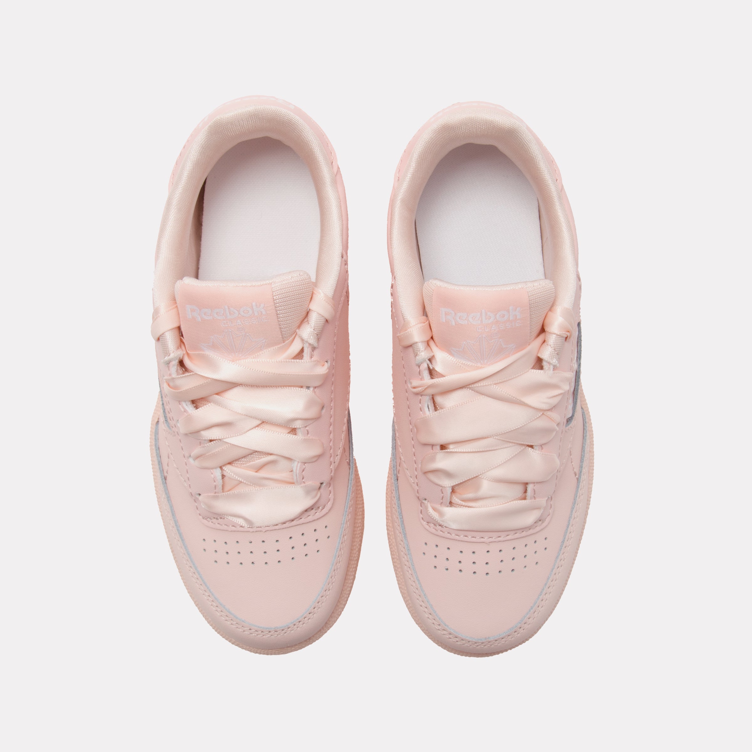 Reebok Girl's' Club C Junior  In Subtle Pink M