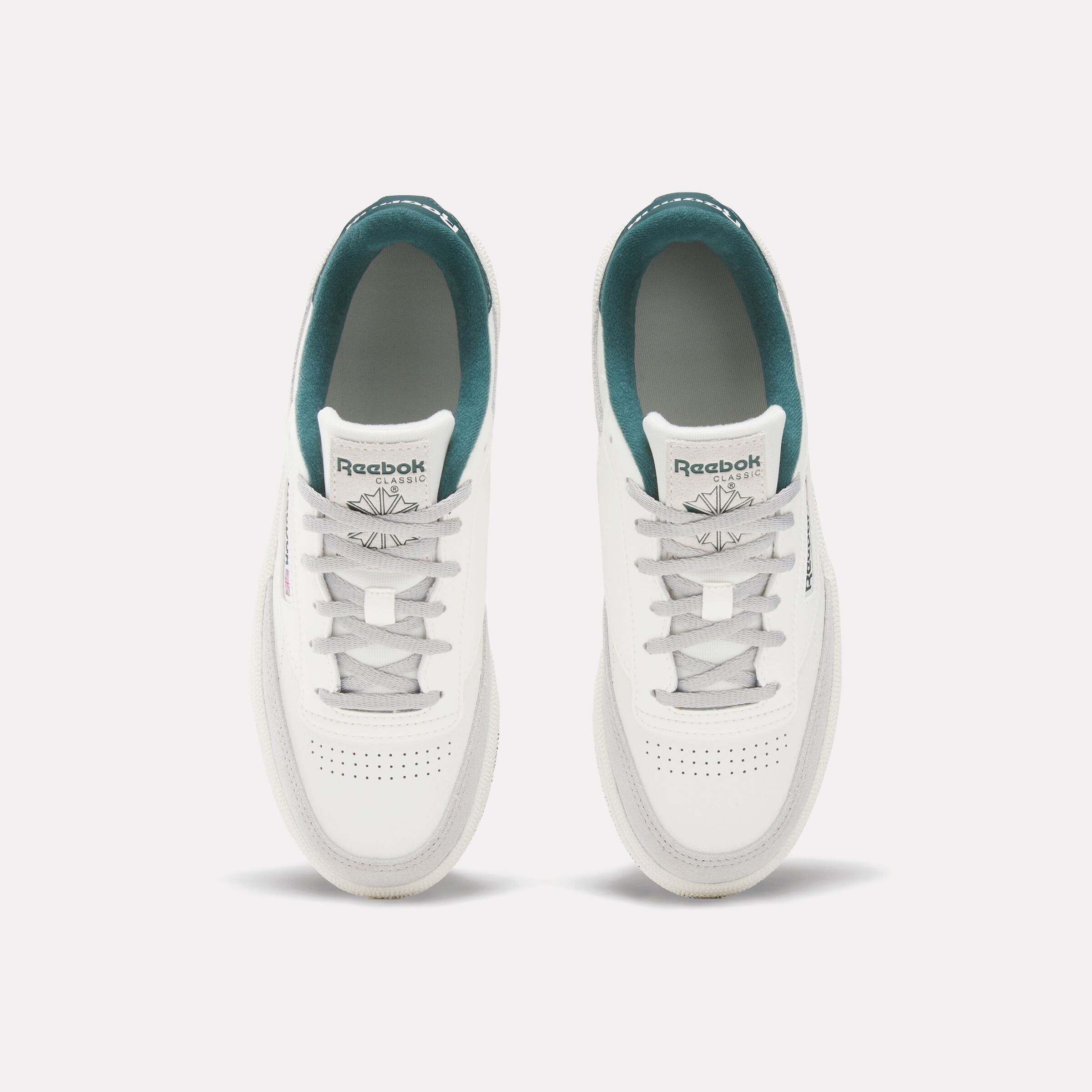 Reebok Kids' Club C Junior  In Chalk/Grey1/Frostgreen M