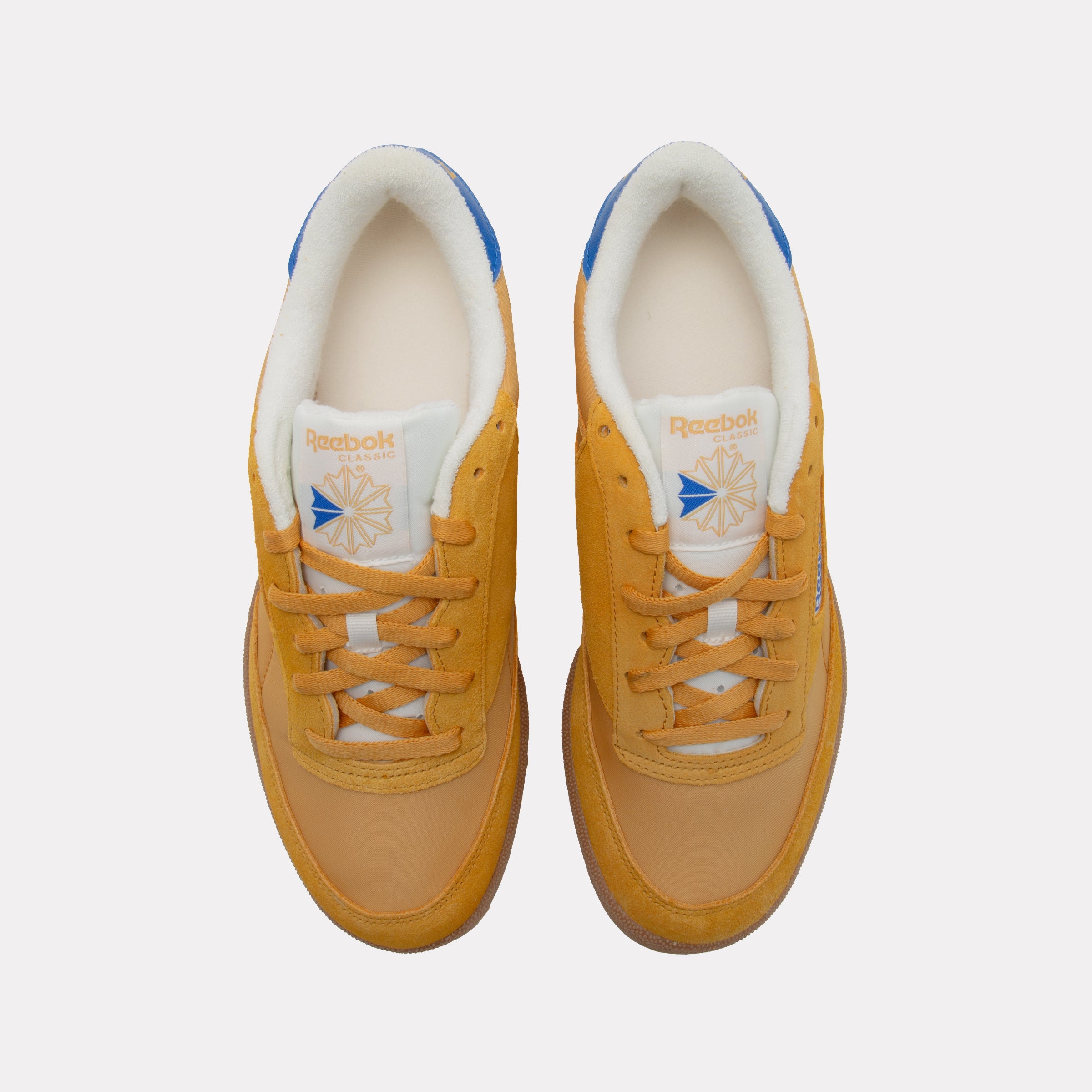 Reebok Unisex' Club C 85  In Gritgold/Optimumblue/Gum M