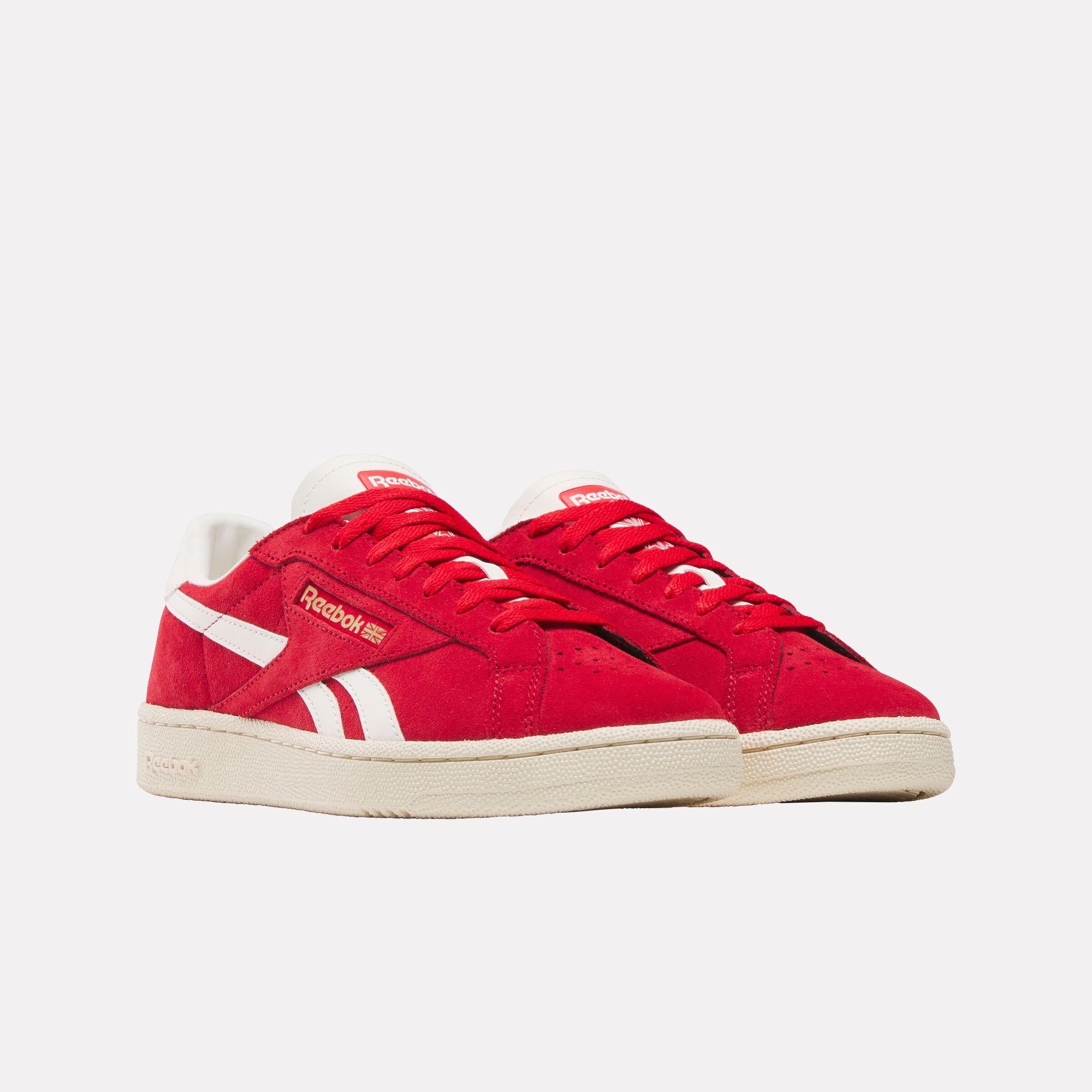 Reebok Footwear  Unisex' Club C Grounds Uk Reebok Classics Ftw Men Red M