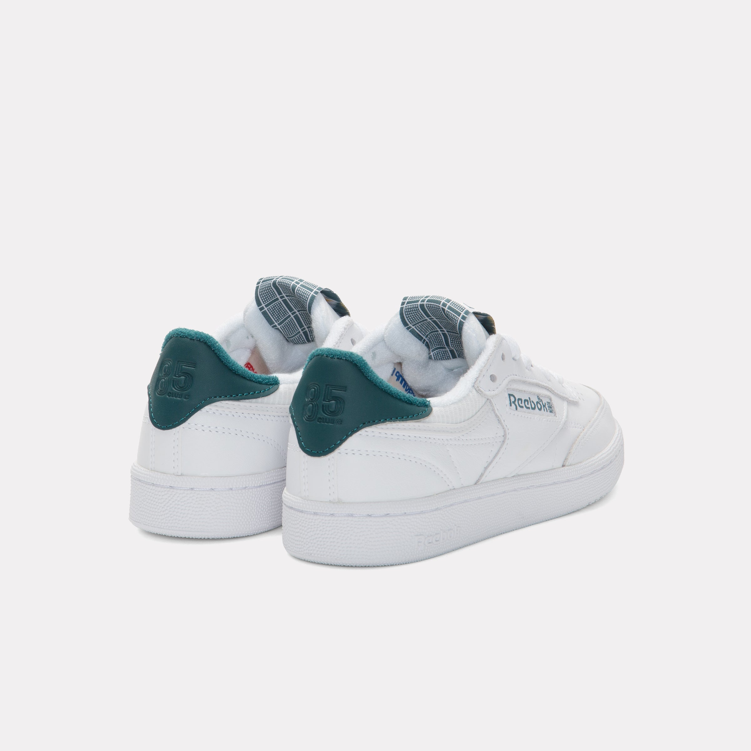 Reebok Women's Club C 85 Vintage  In White/Retroteal/White M