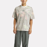 Reebok Unisex' Rbk Market Aop Tee  In Black REG
