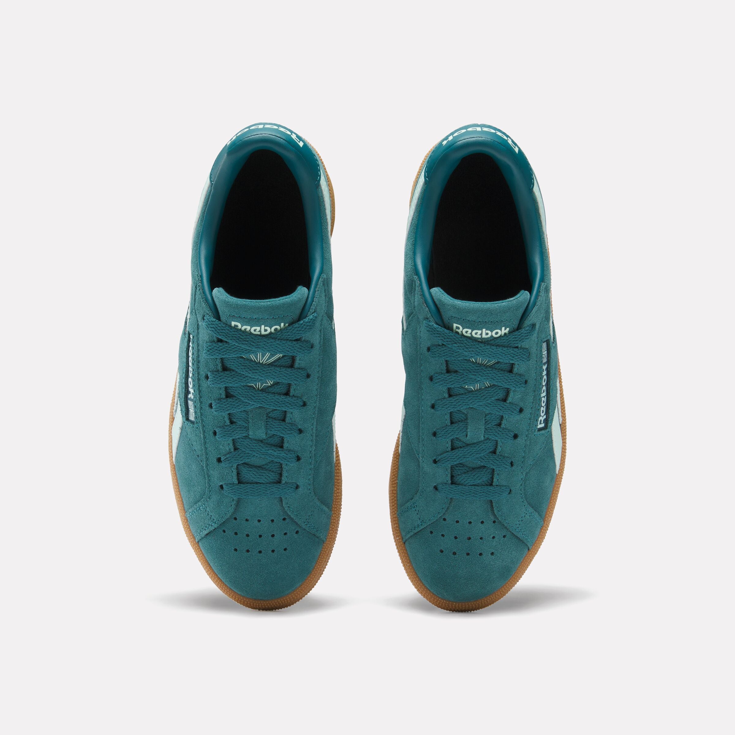 Reebok Women's Club C Grounds Uk  In Retroteal/Retroteal/Glitchaqua M
