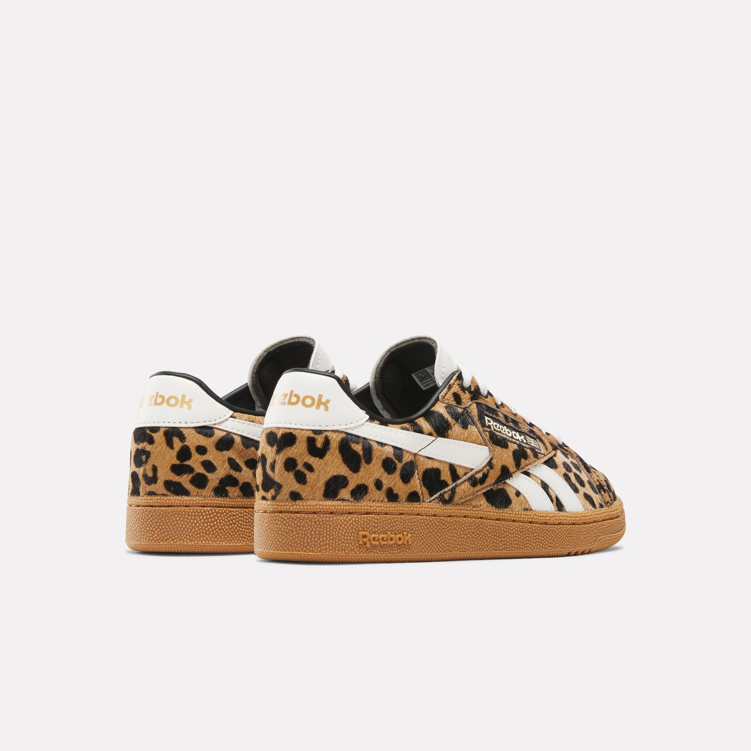 Reebok Women's Club C Grounds Uk  In Cheetah/Cheetah/Chalk M