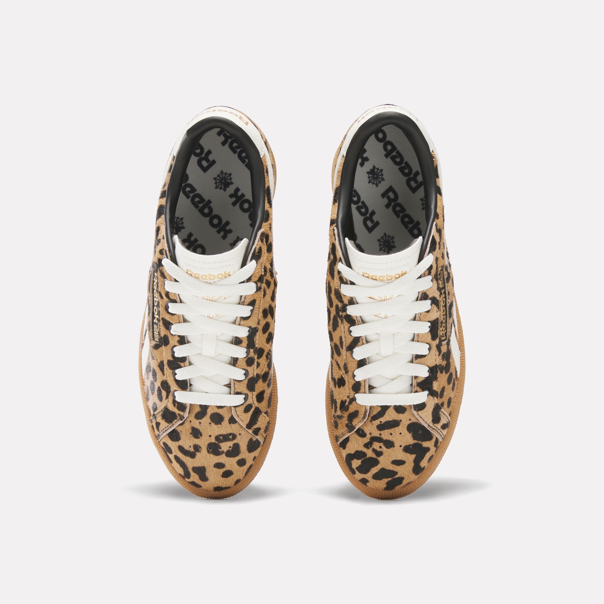 Reebok Women's Club C Grounds Uk  In Cheetah/Cheetah/Chalk M