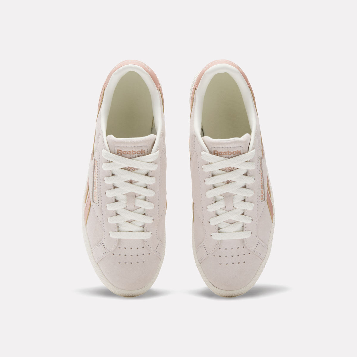 Reebok Women's Club C Grounds Uk  In Luxegrey/Pinkclay/Chalk M