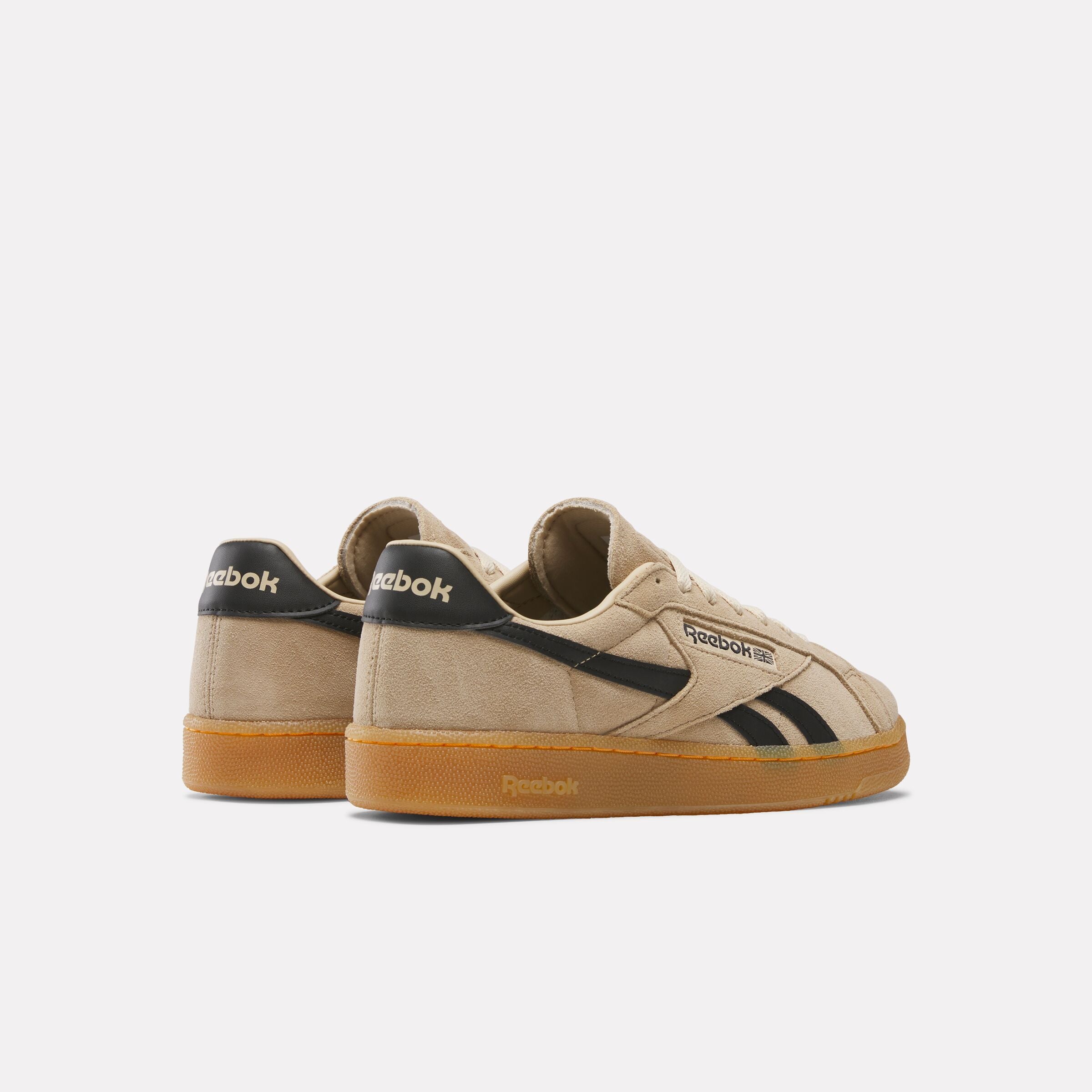 Reebok Unisex' Club C Grounds Uk  In Tan/Black/Gum M