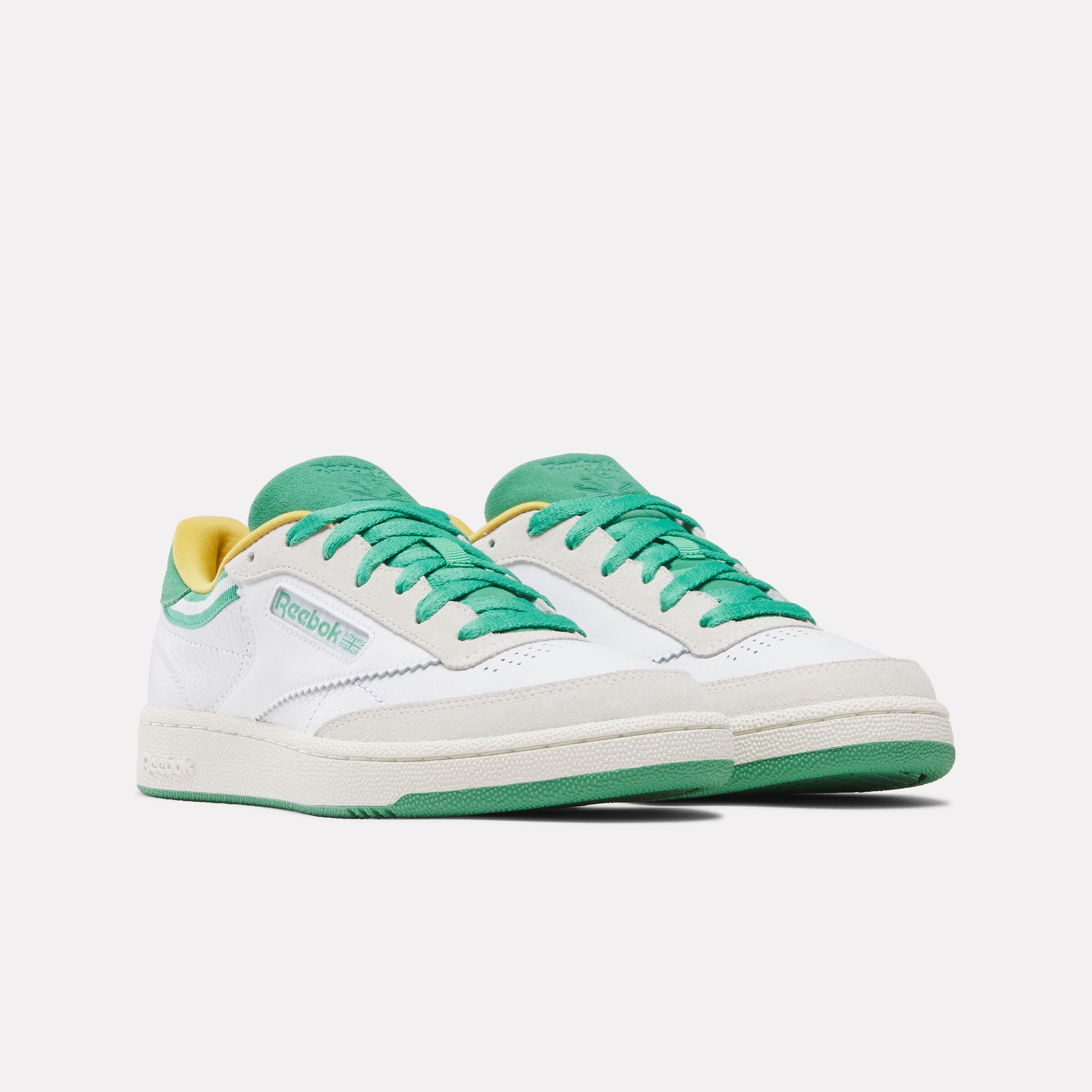 Reebok Unisex' Club C 85  In White/Upgradegreen M