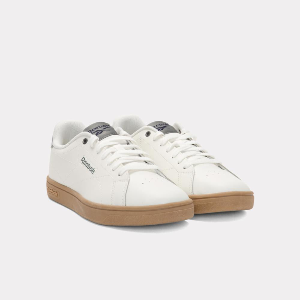Reebok Unisex' Reebok Court Clean  In Chalk/Darkfog/Vectornavy M