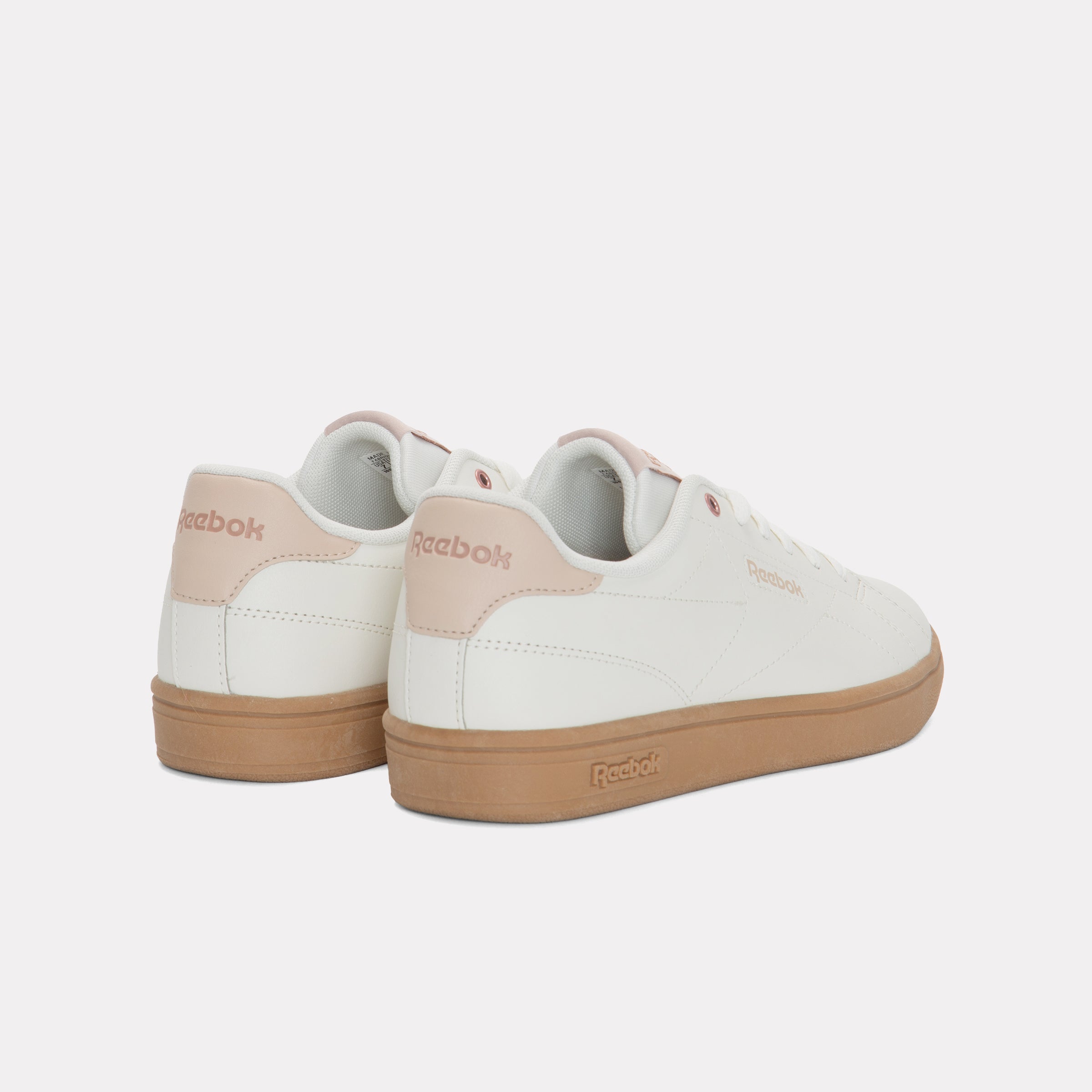 Reebok Women's Reebok Court Clean  In Chalk/Mutedclay/Pinkclay M