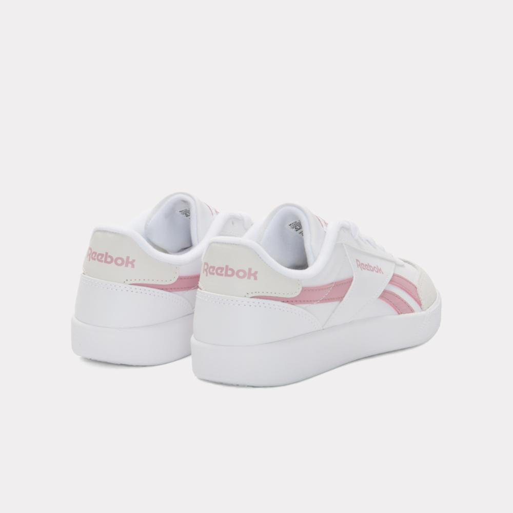Reebok Women's Reebok Smash Edge   In White/Pink/White M