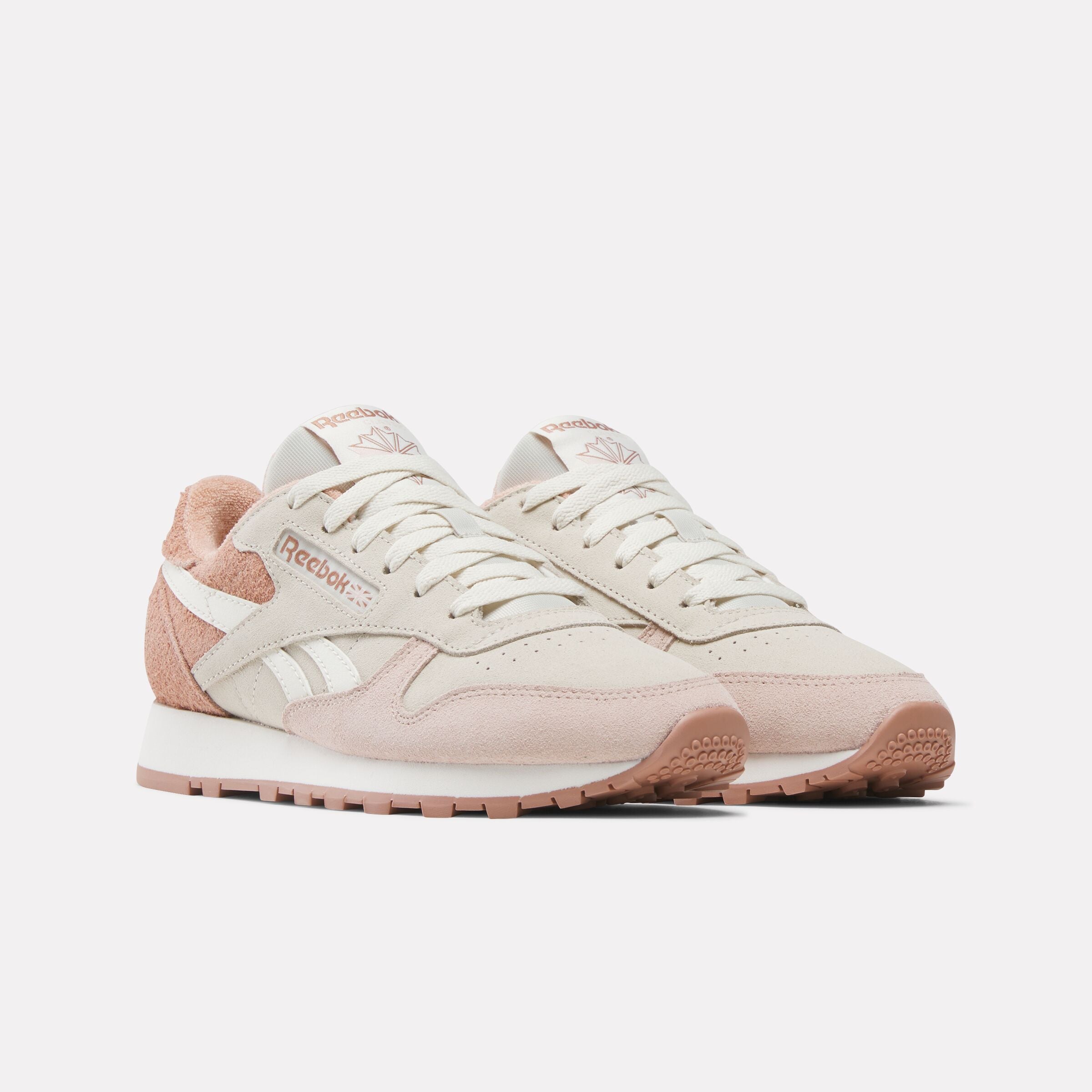 Reebok Women's Classic Leather  In Pinkclay/Alabaster/Chalk M