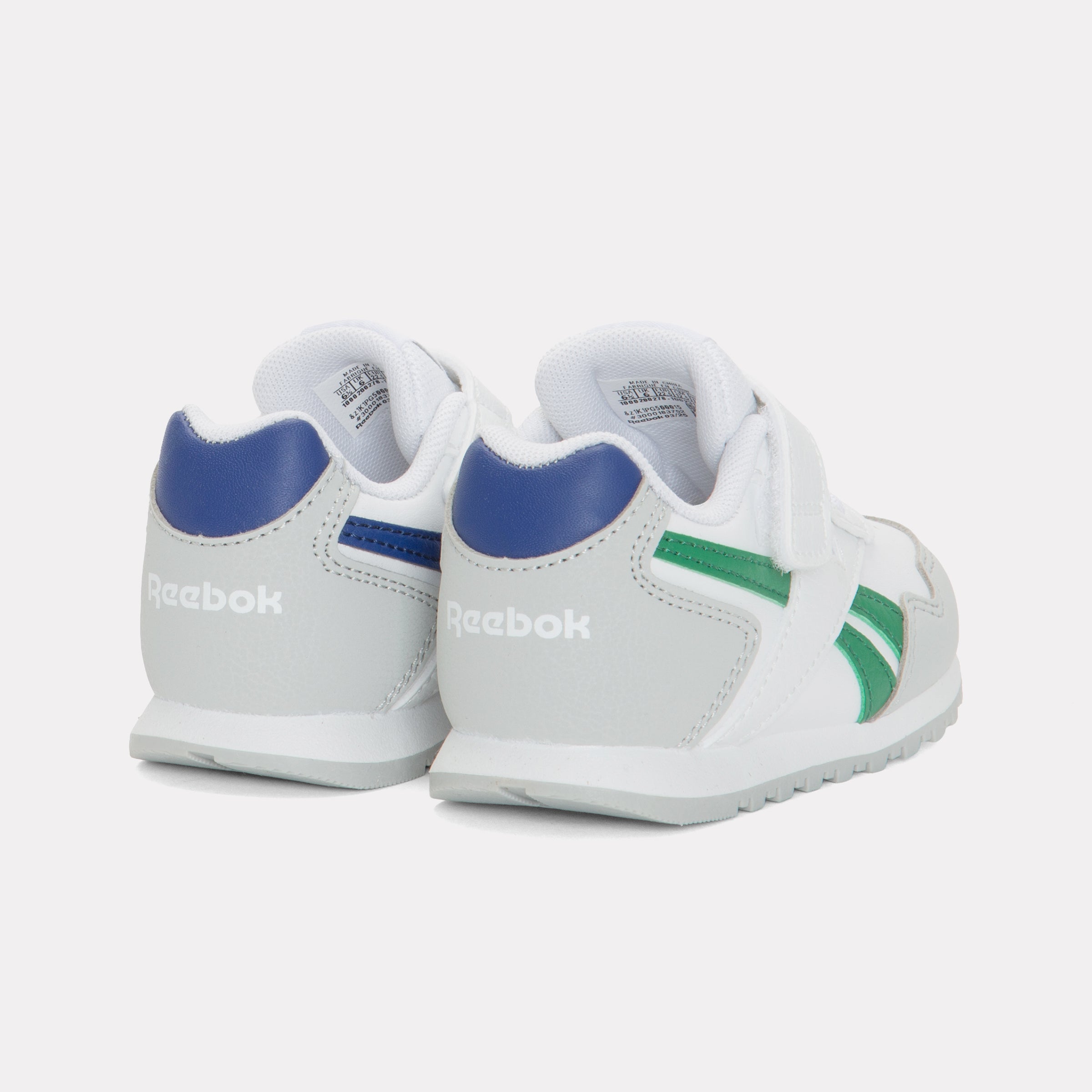 Reebok Kids' Reebok Glide Elastic Lace & Top Strap Infant  M In White/Grey