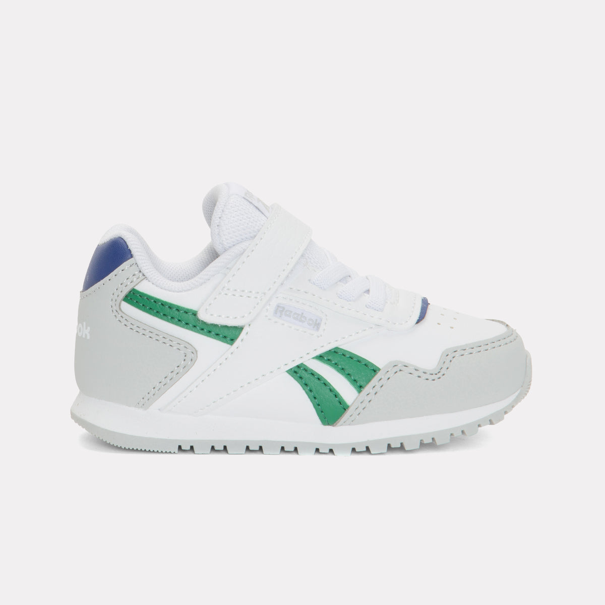 Reebok Kids' Reebok Glide Elastic Lace & Top Strap Infant  In White/Grey M