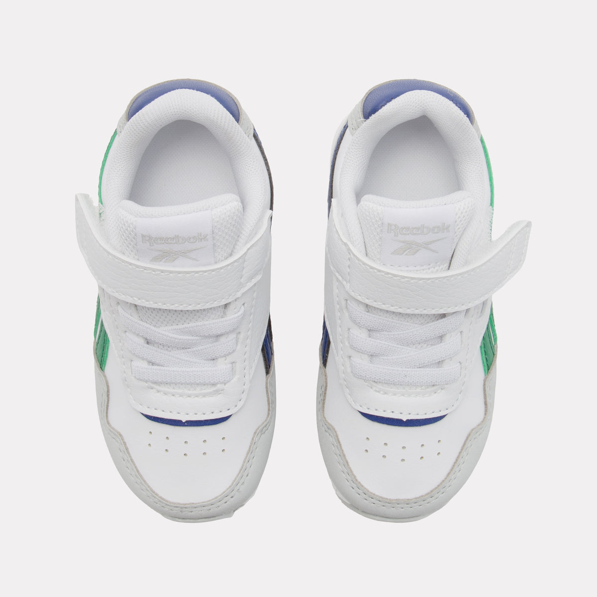 Reebok Kids' Reebok Glide Elastic Lace & Top Strap Infant  In White/Grey M