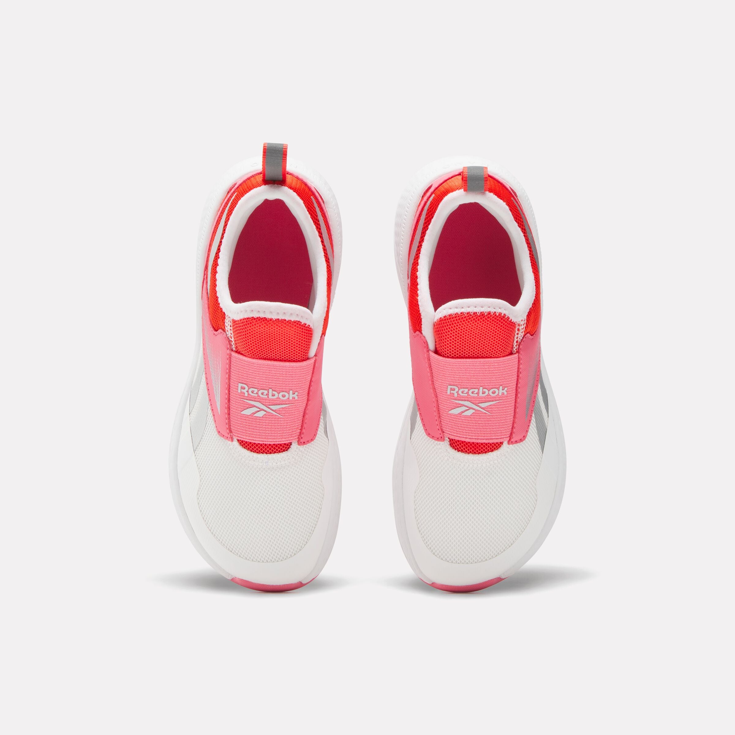 Reebok Girl's' Nano Play Slip-On  In White/Passionpink/Cherry M
