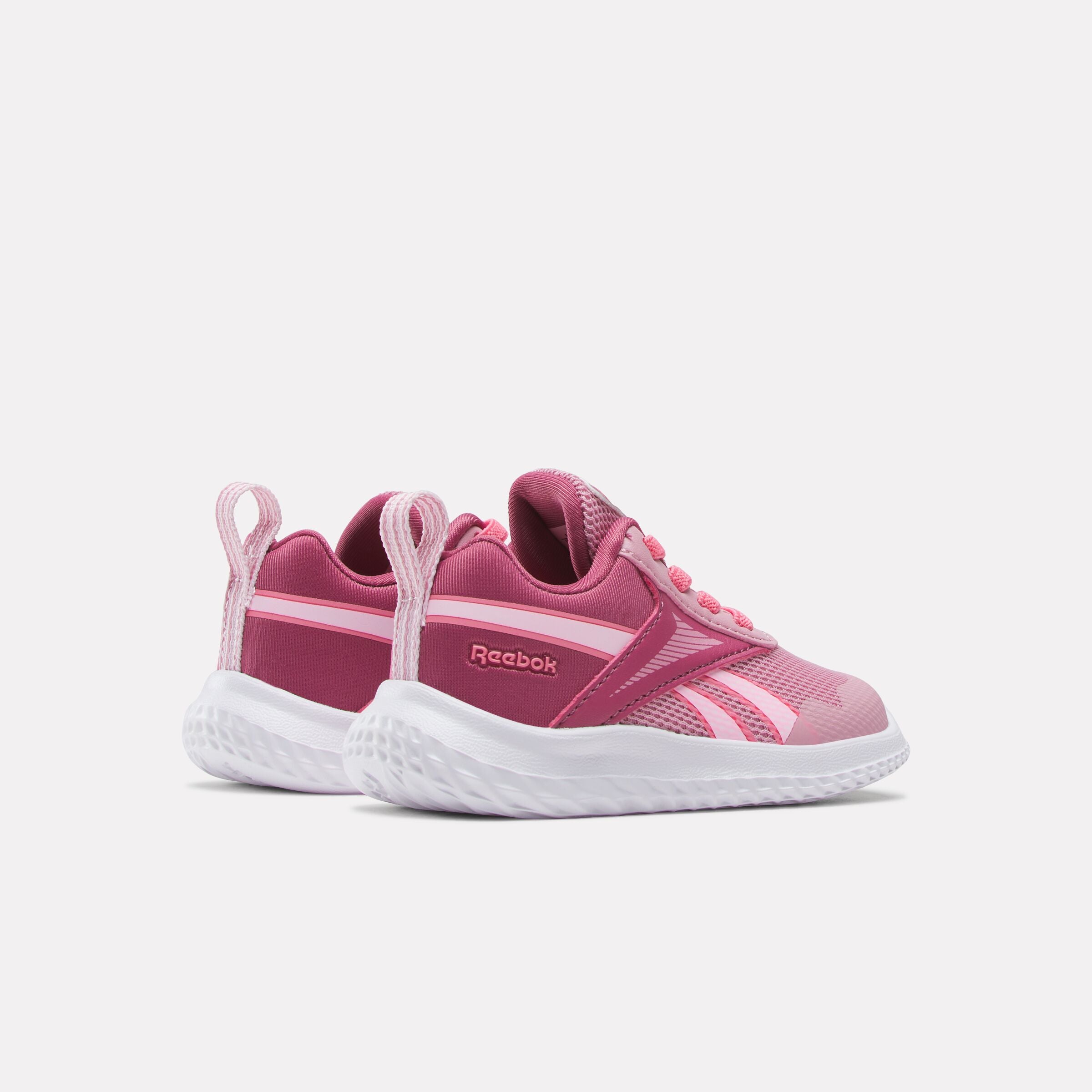 Reebok Girl's' Rush Runner 5 Elastic Lace  M In Dusty Rose