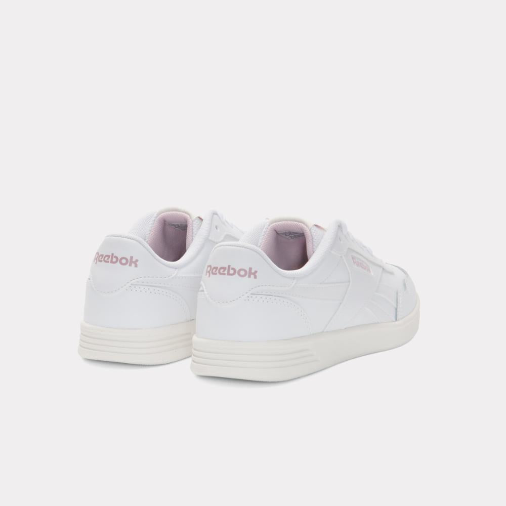 Reebok Women's Reebok Court Advance  In White Dusty Rose M