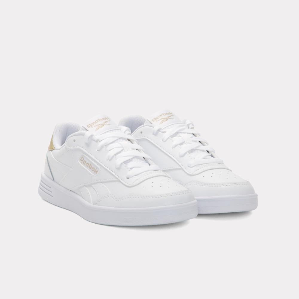 Reebok Women's Reebok Court Advance  In White/White/Palegold M