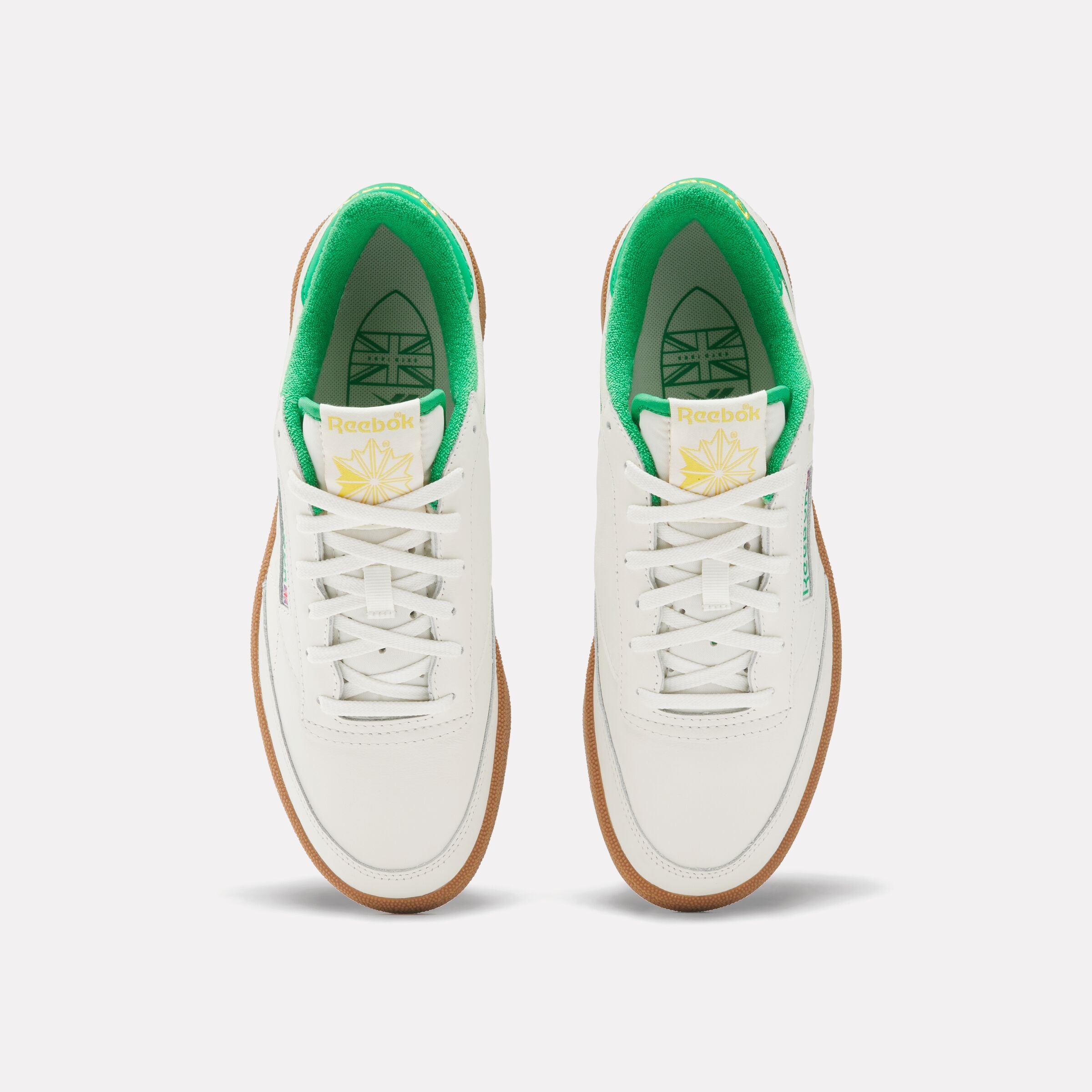 Reebok Men's Club C Golf  In Chalk/Classic Green M