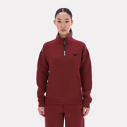 Reebok Apparel  Women's 3/4 Zip Overhead Top Red Reg
