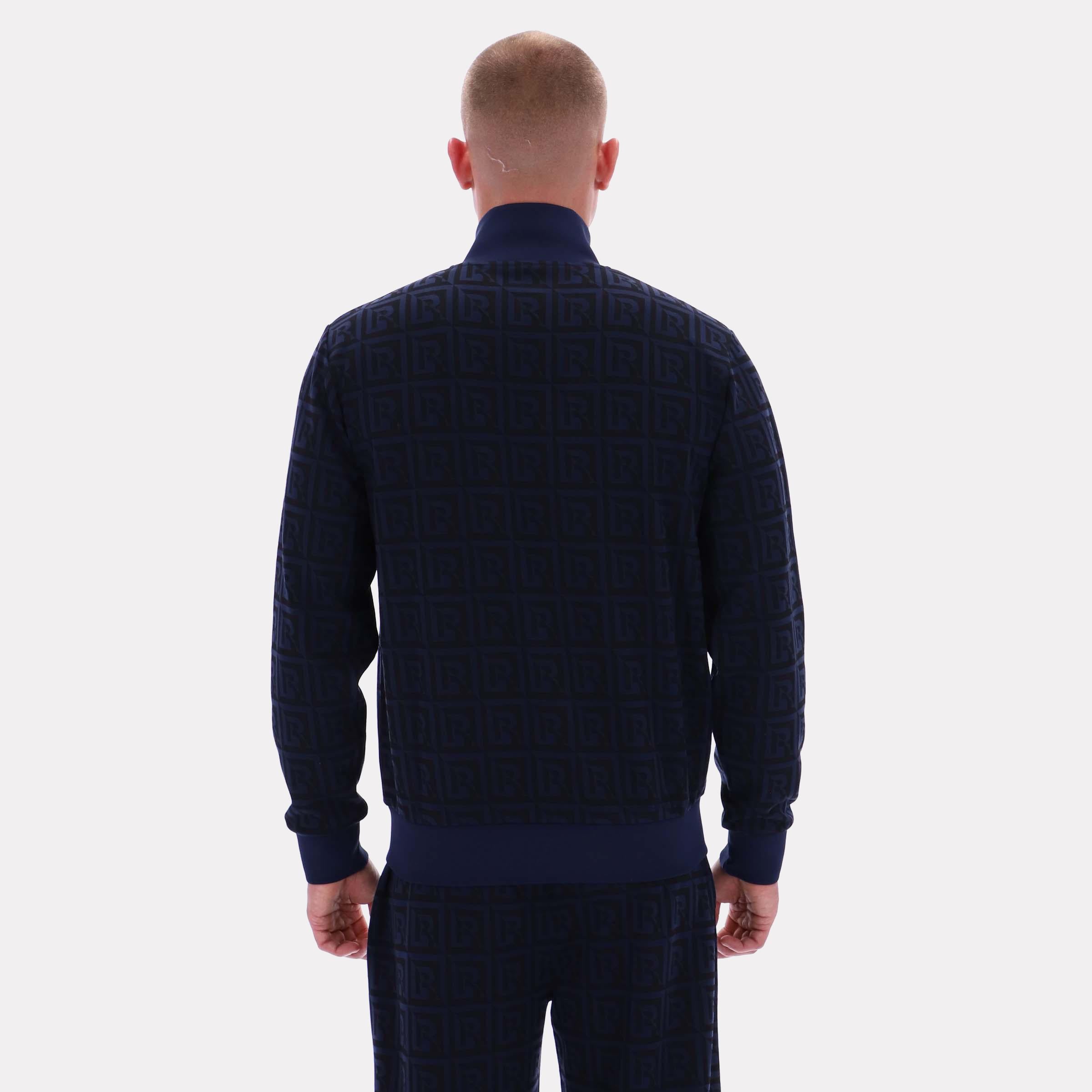 Reebok Apparel  Men's Monogram Track Top Reebok Classics App Men Blue Reg