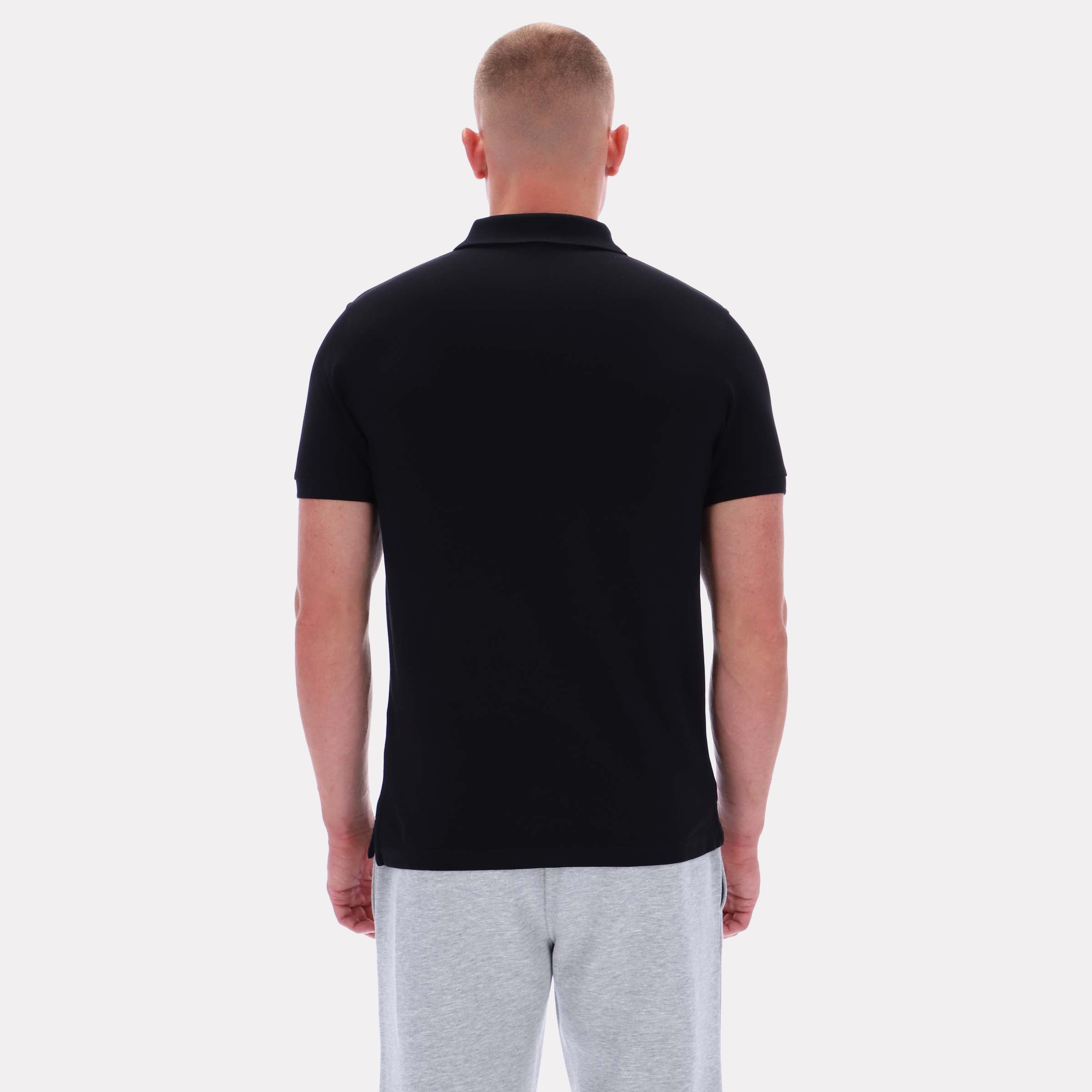 Reebok Men's Blaze Embroidered Ss Polo Shirt  In Black REG