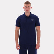 Reebok Men's Blaze Embroidered Ss Polo Shirt  In Navy REG