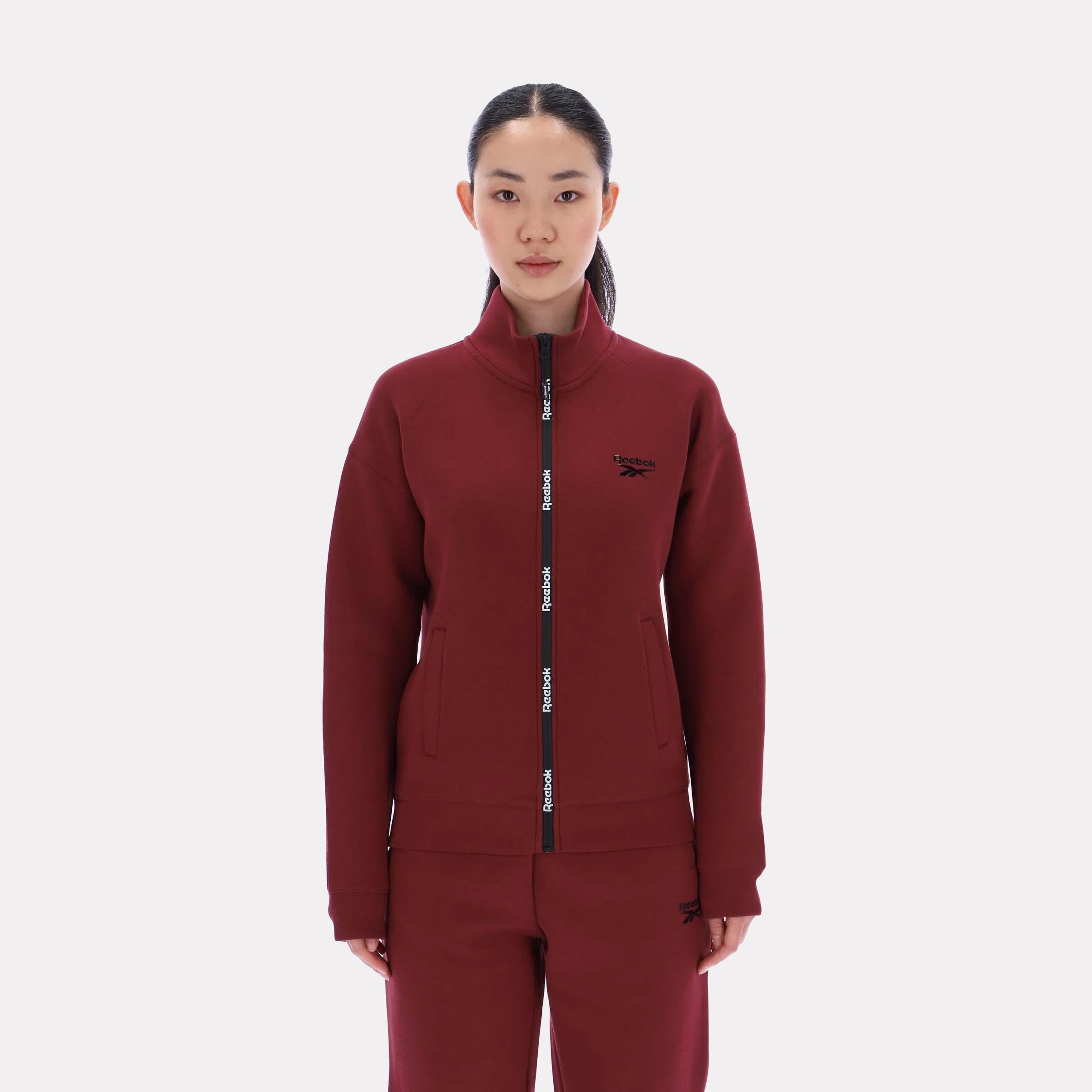 Reebok Apparel  Women's Zip Through Track Top Reebok Classics App Women Red Reg