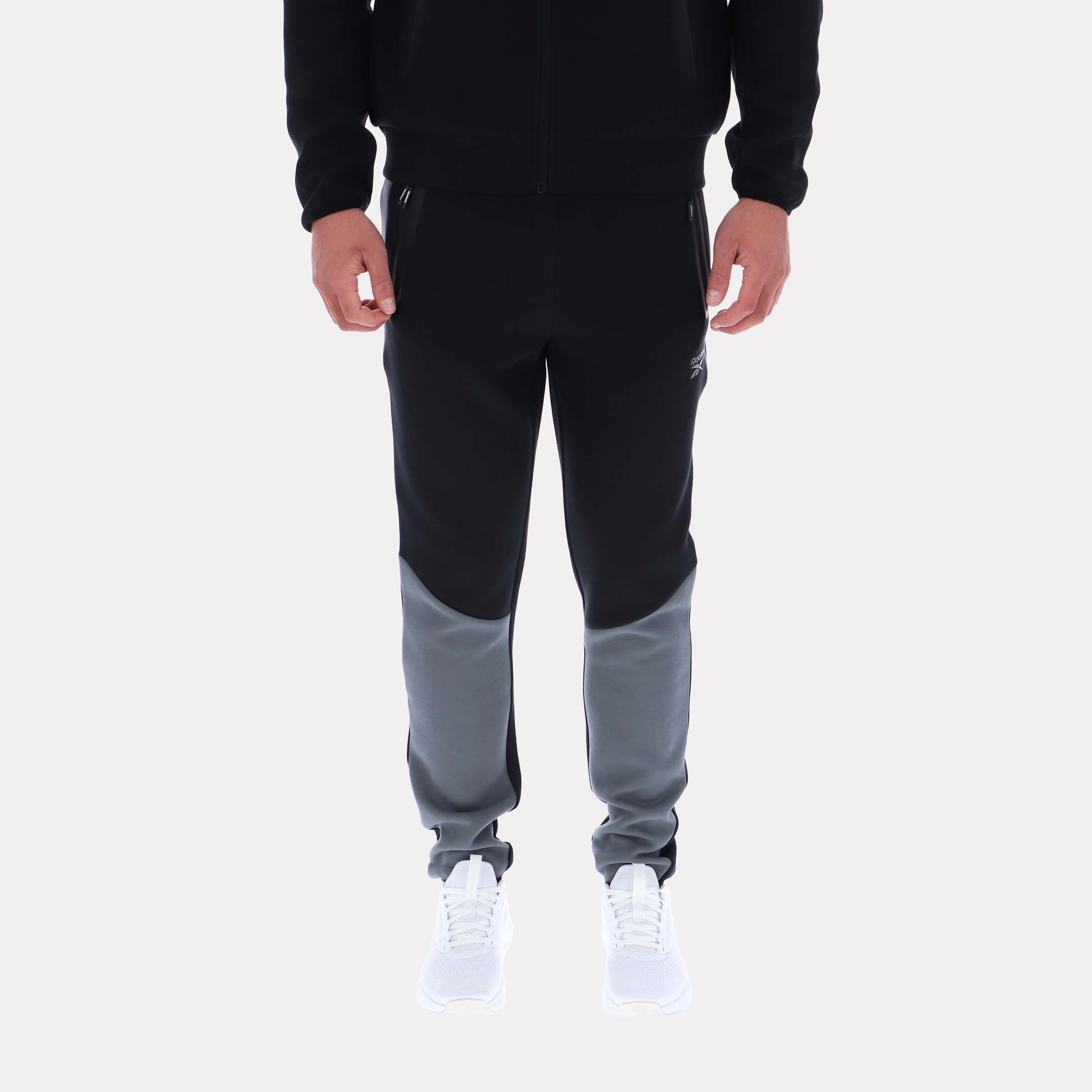 Reebok Men's Panel Jogger  In Black/Grey REG
