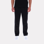 Reebok Apparel  Men's Luther Small Logo Open Hem Pant Black Reg