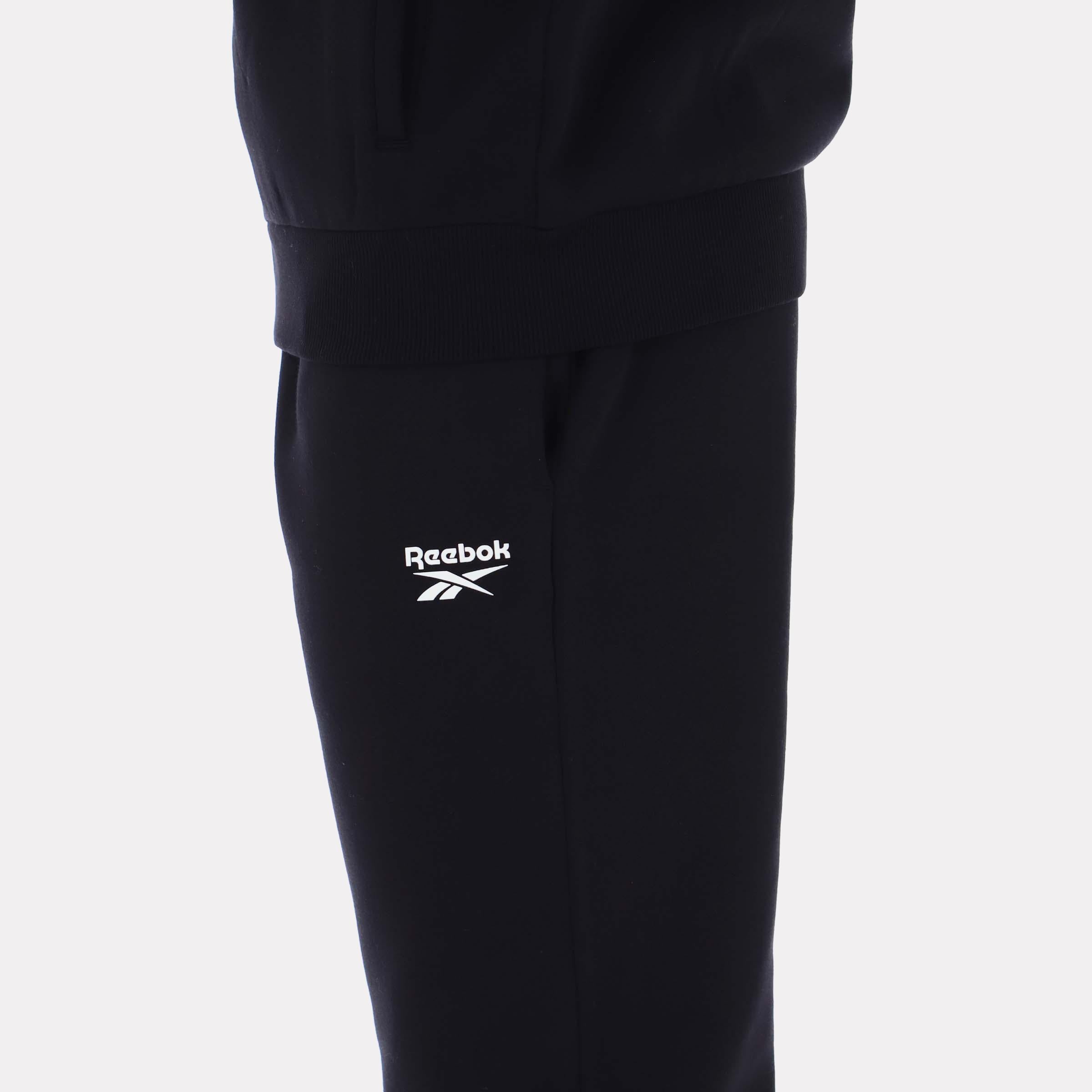 Reebok Apparel  Men's Cole Small Logo Elasticated Hem Pant Black Reg