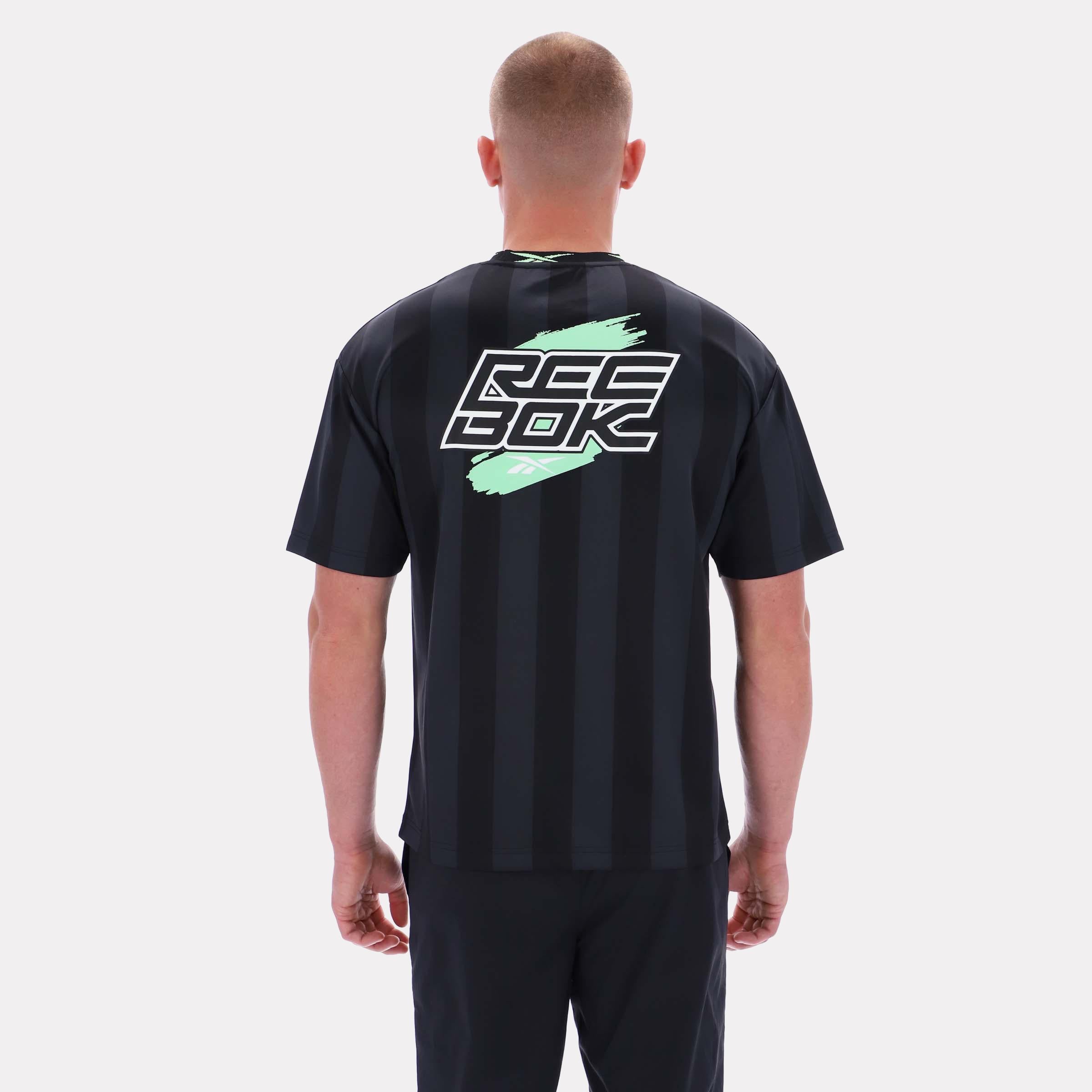 Reebok Apparel  Men's Footy Graphic Tee Reebok Classics App Men Black Reg