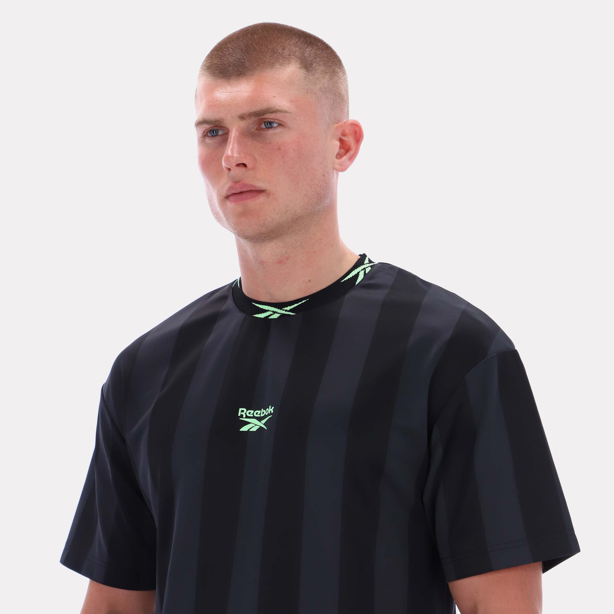 Reebok Men's Footy Graphic Tee  In Black REG