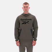 Reebok Apparel  Men's Overhead Hoody Fleece Reebok Classics App Men Green Reg