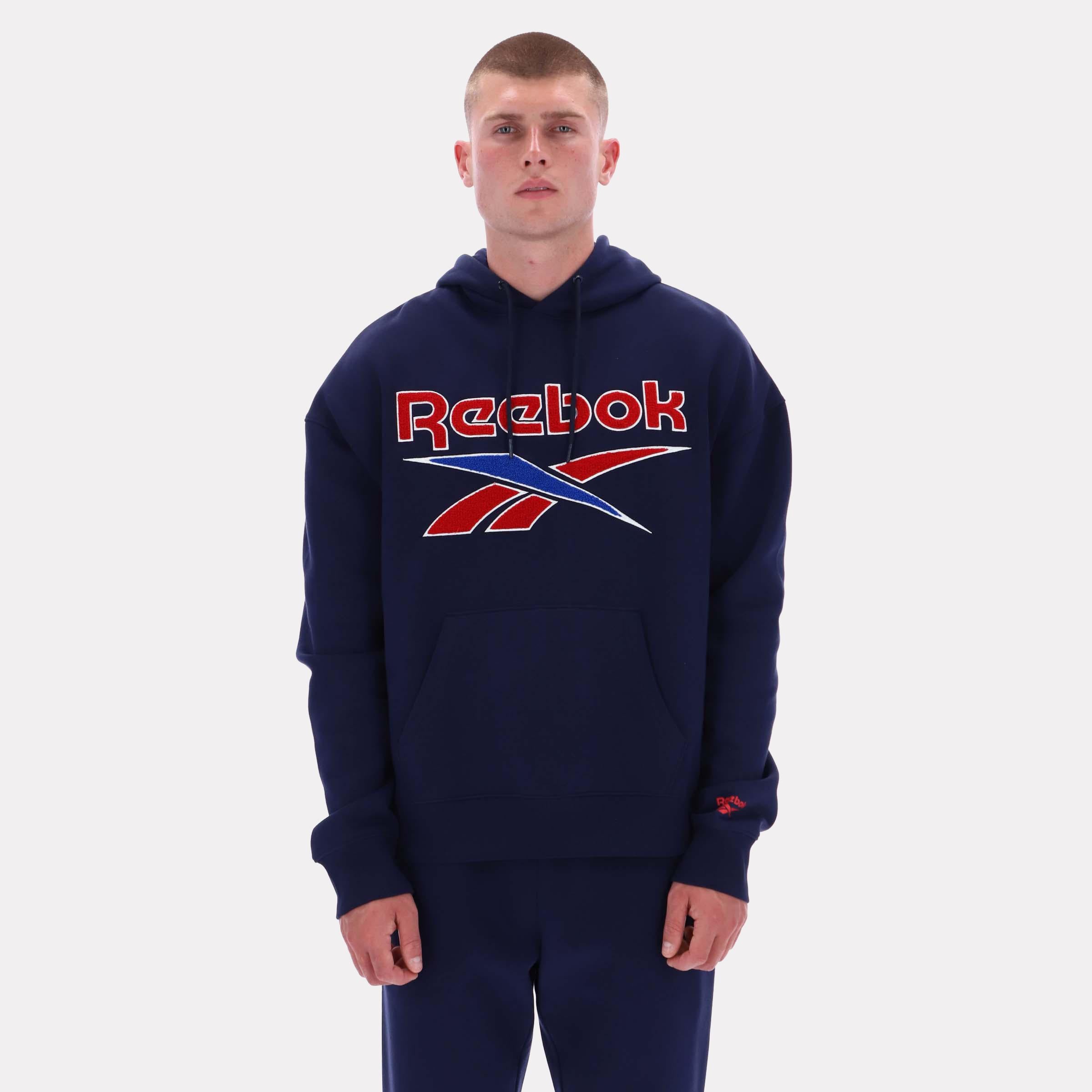 Reebok Apparel  Men's Steff Vintage Hoody Reebok Classics App Men Blue Reg
