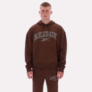 Reebok Apparel  Men's Ellis Varsity Hoody Reebok Classics App Men Campus Brown Reg
