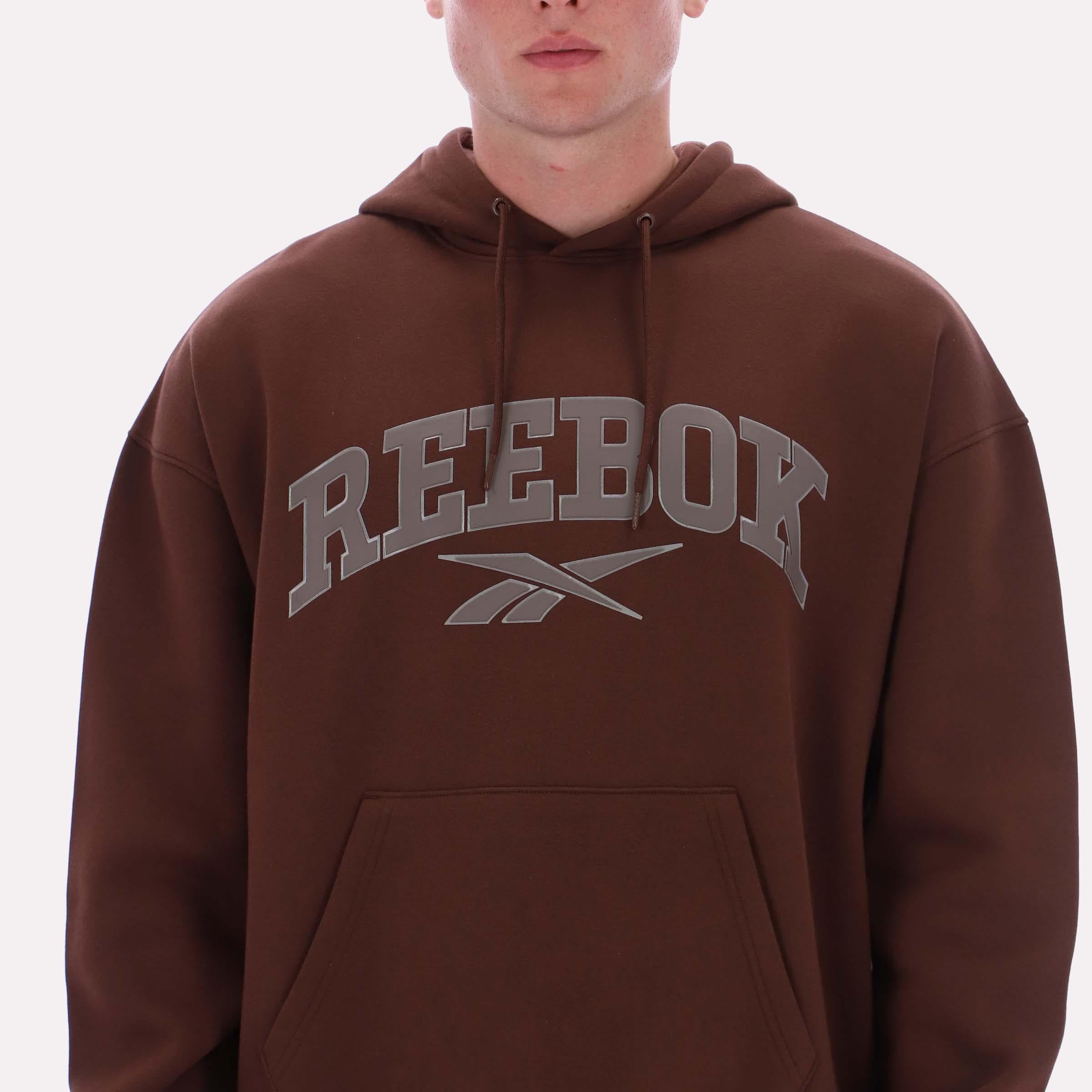Reebok Apparel  Men's Ellis Varsity Hoody Reebok Classics App Men Campus Brown Reg