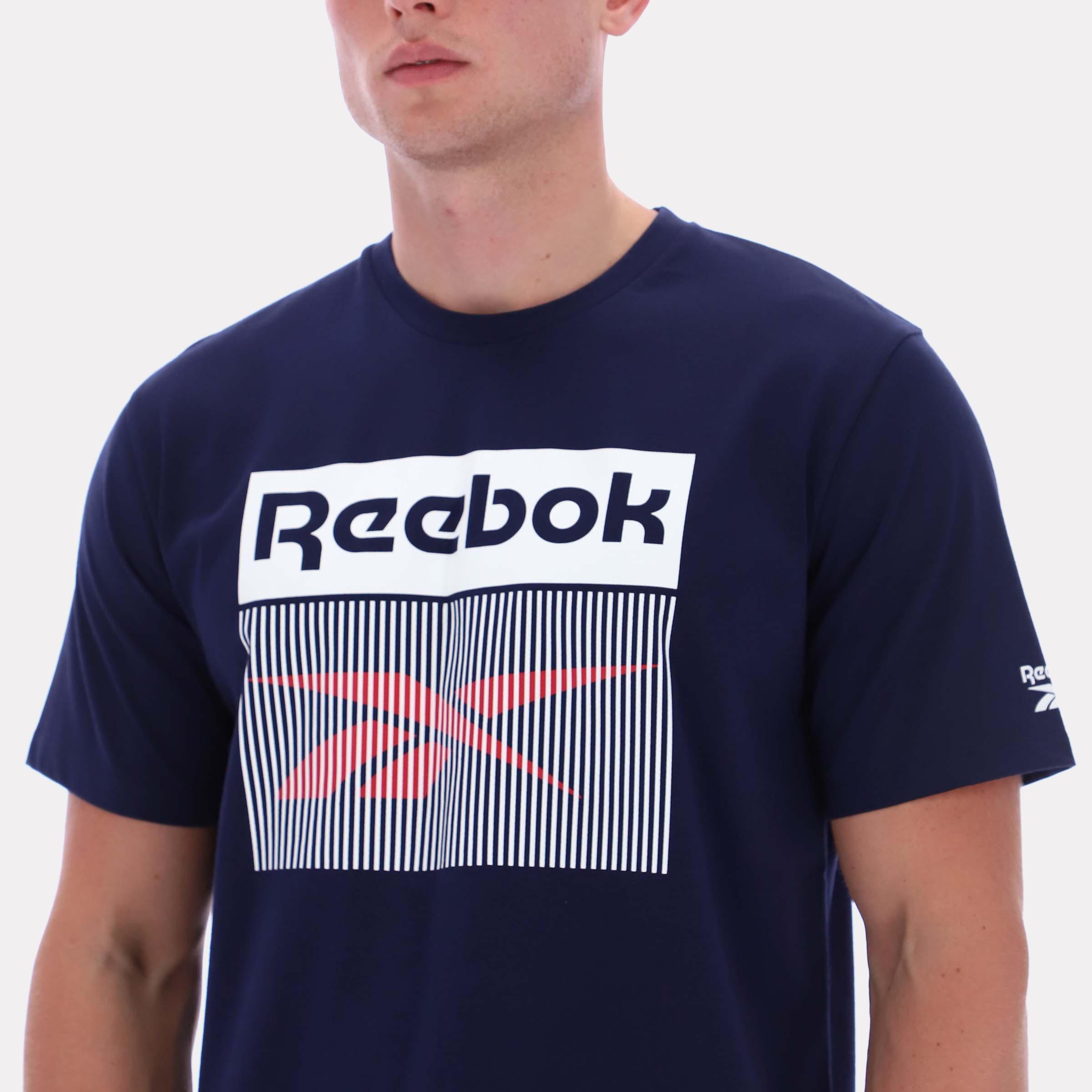 Reebok Apparel  Men's Rayland Ss Tee Reebok Classics App Men Blue Reg