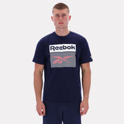 Reebok Men's Rayland Ss Tee  In Navy REG