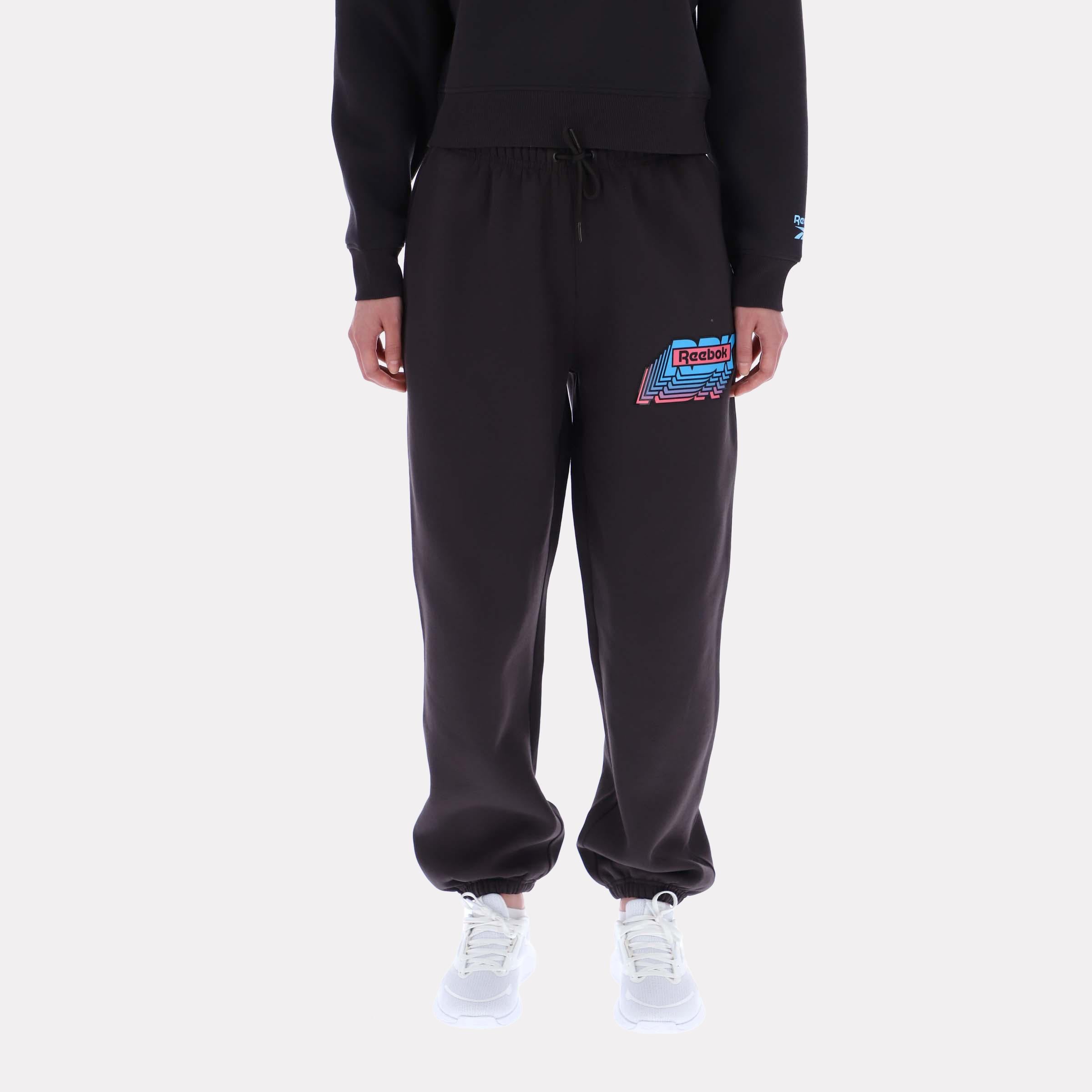 Reebok Apparel  Women's Rose 80'S Jogger Reebok Classics App Women Black Reg