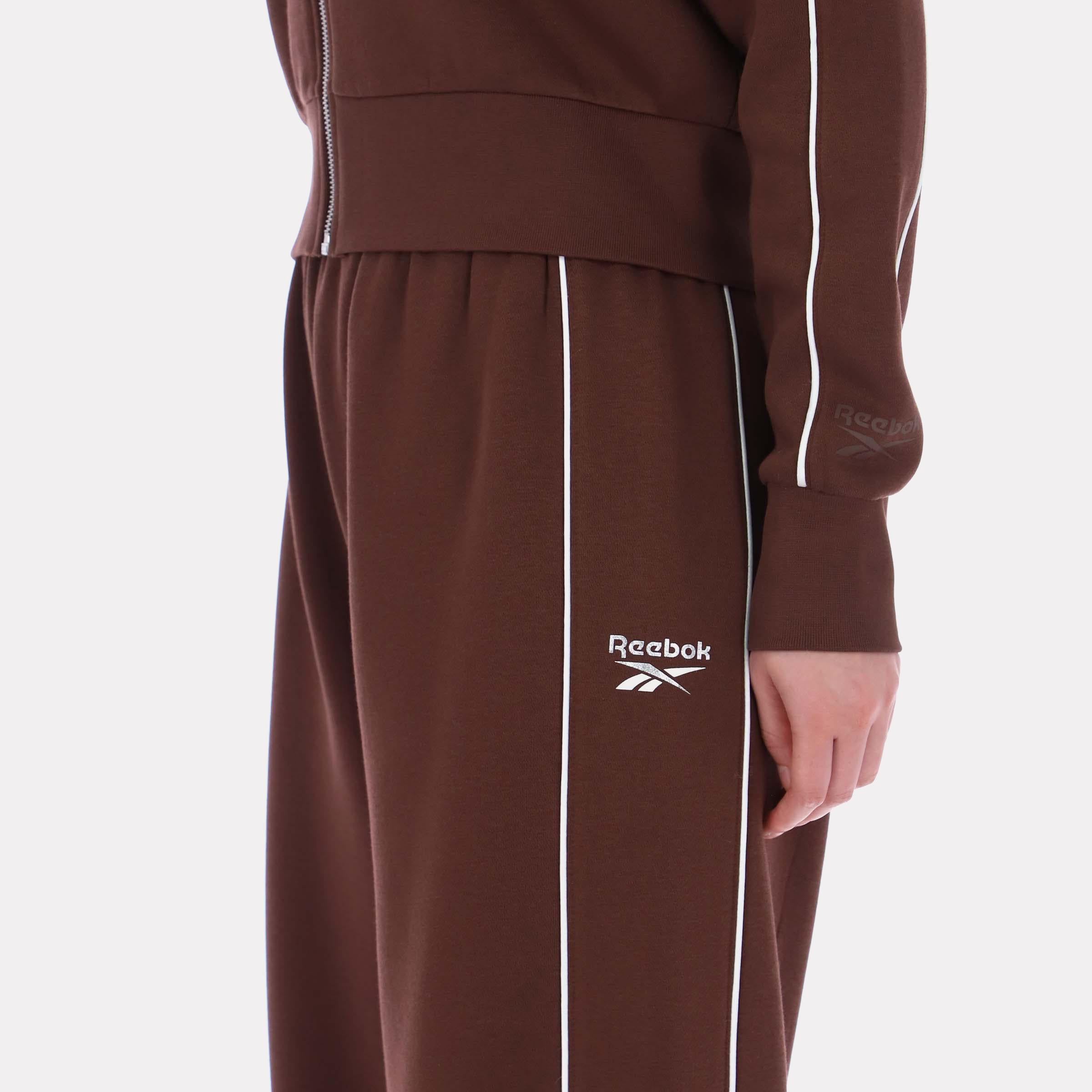 Reebok Apparel  Women's Bailey Wide Leg Pant Reebok Classics App Women Brown Reg
