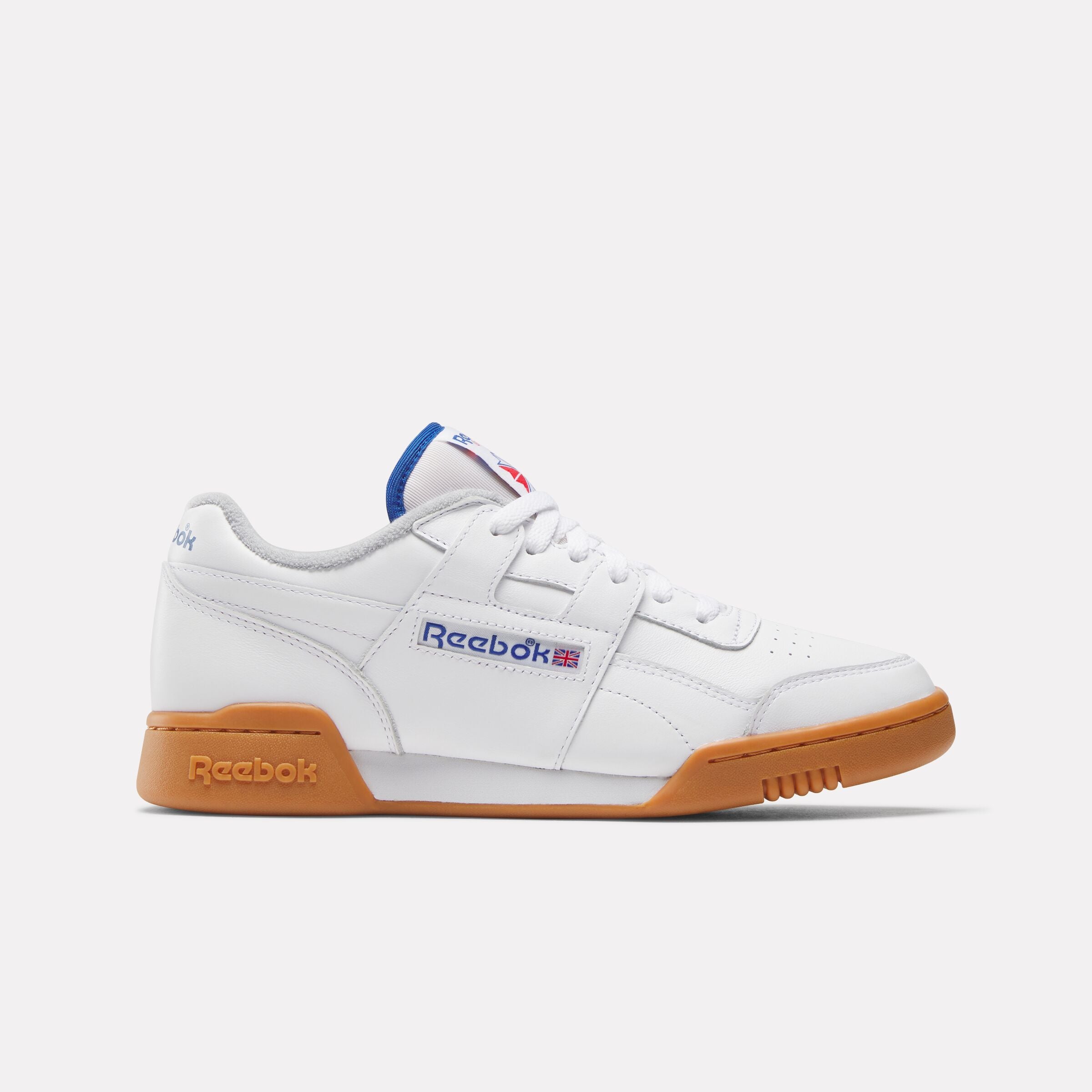 Reebok Unisex' Workout Plus  In White/Vectorblue/Rbkgum03 M