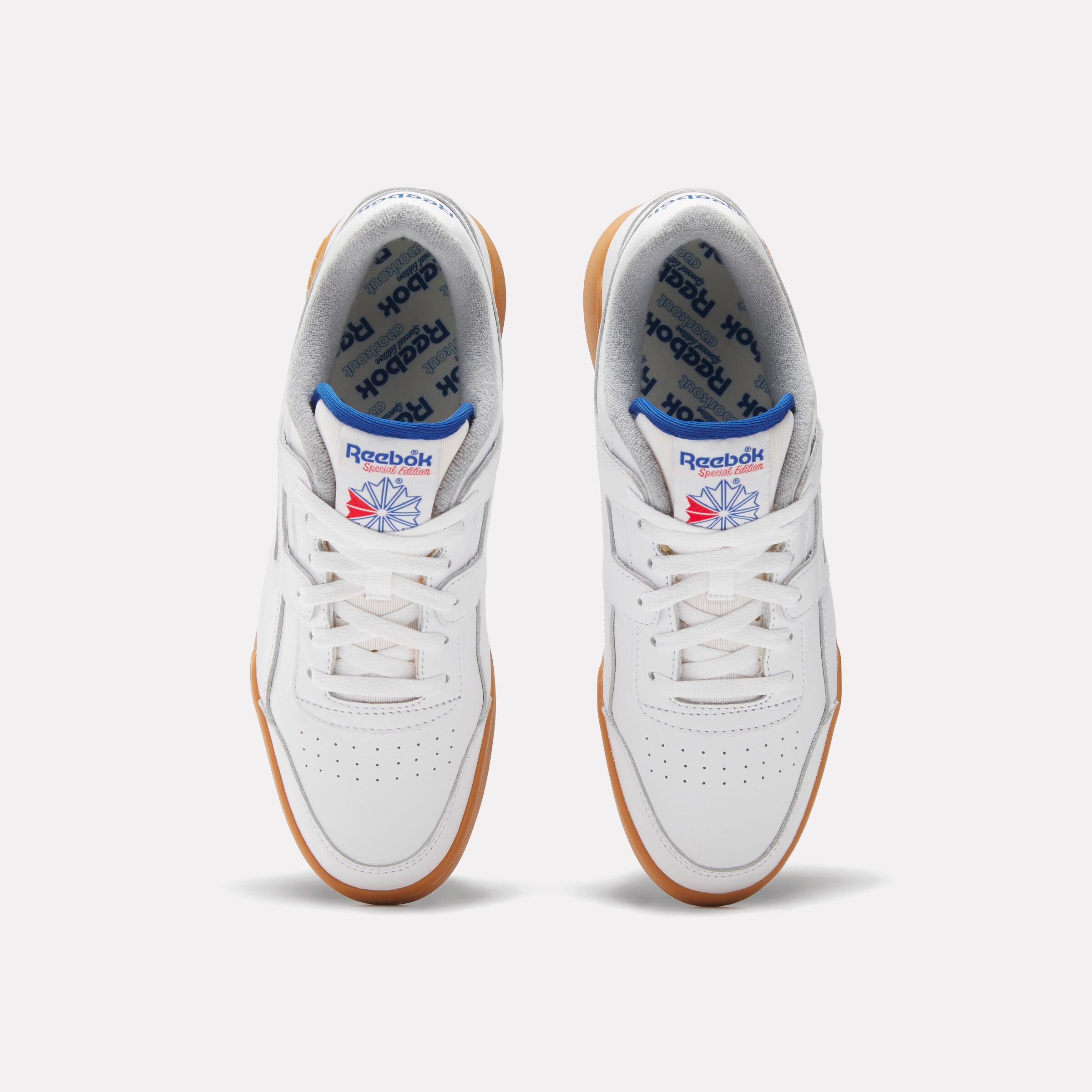 Reebok Unisex' Workout Plus  In White/Vectorblue/Rbkgum03 M