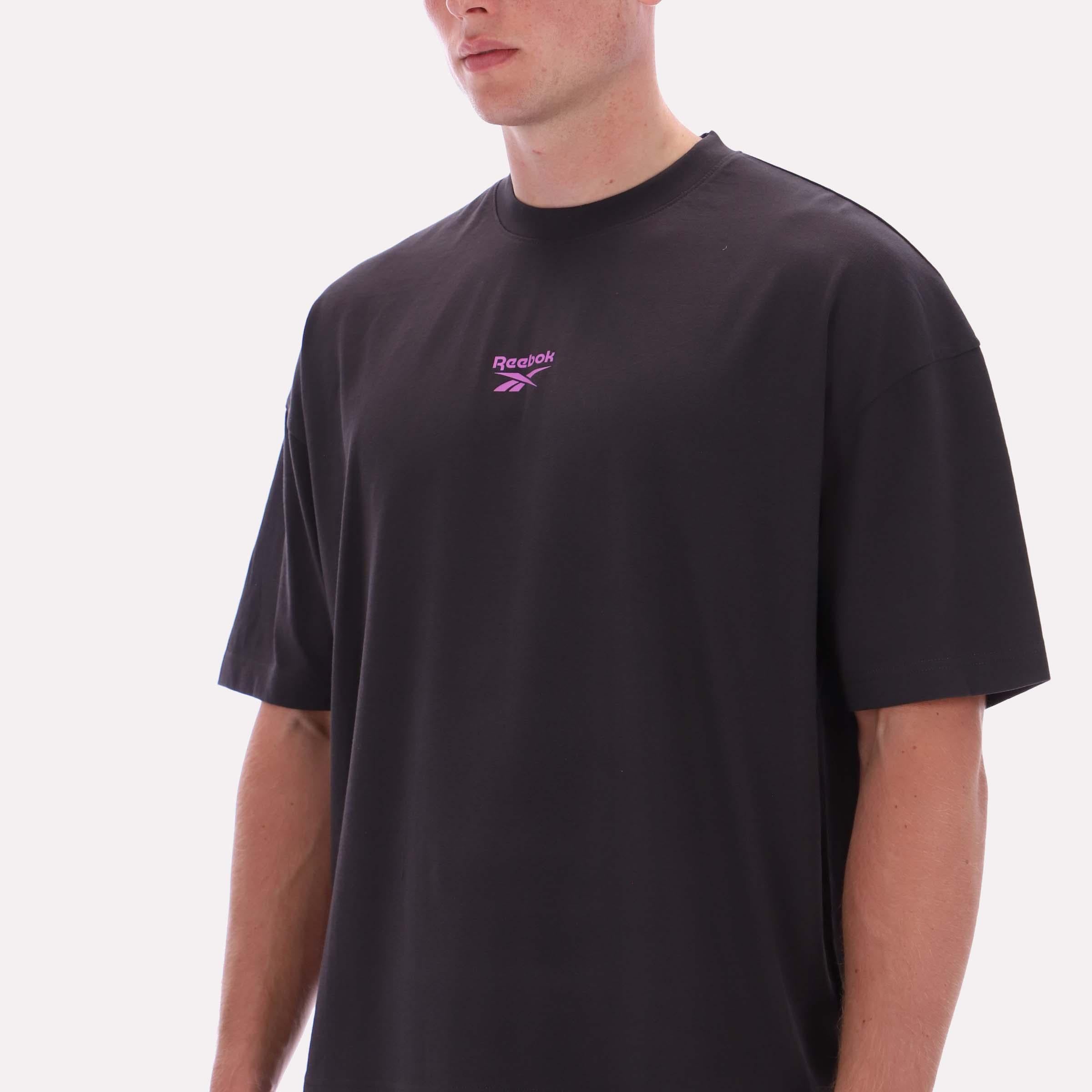 Reebok Apparel  Men's Danny Varsity Ss Tee Black Reg