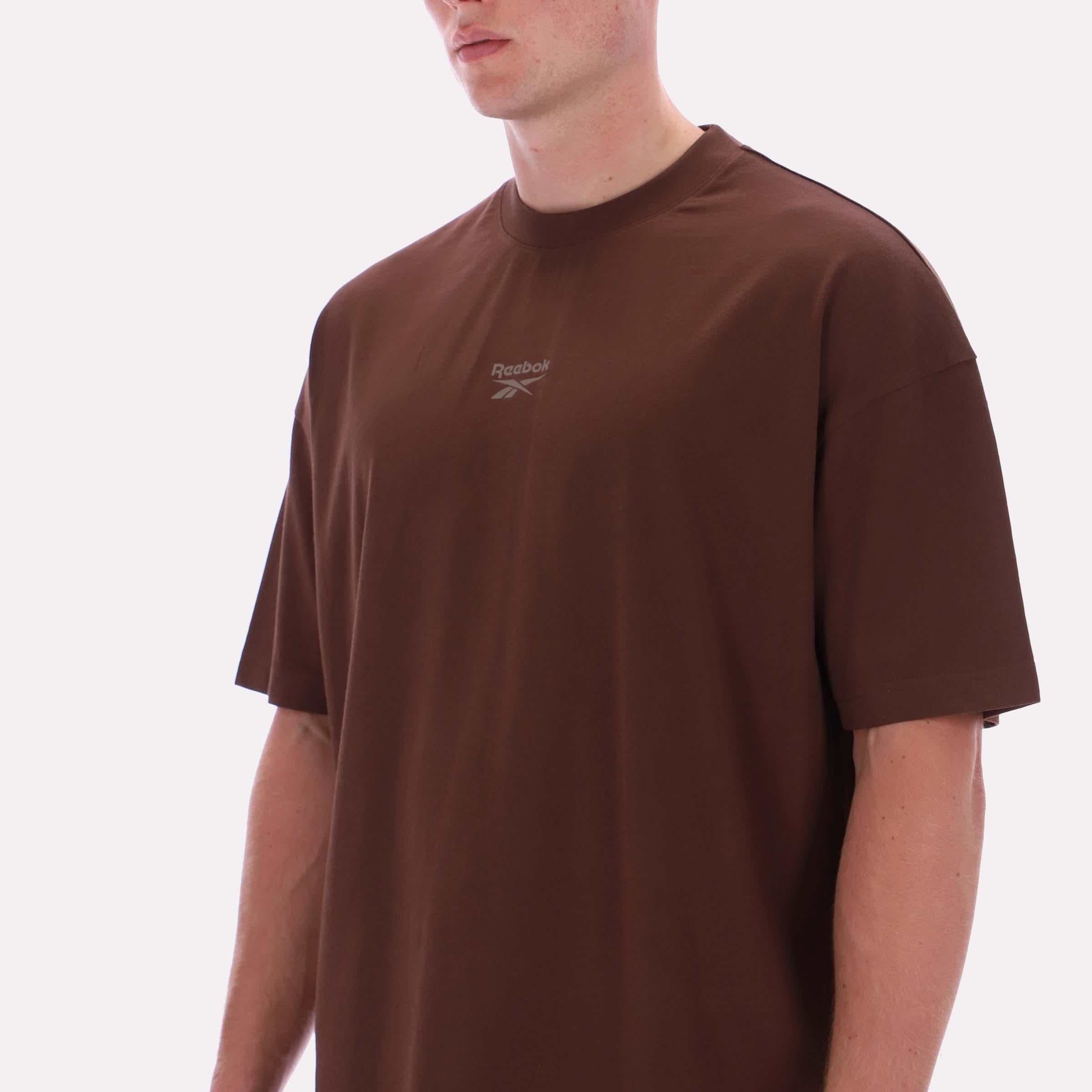Reebok Apparel  Men's Danny Varsity Ss Tee Reebok Classics App Men Campus Brown Reg