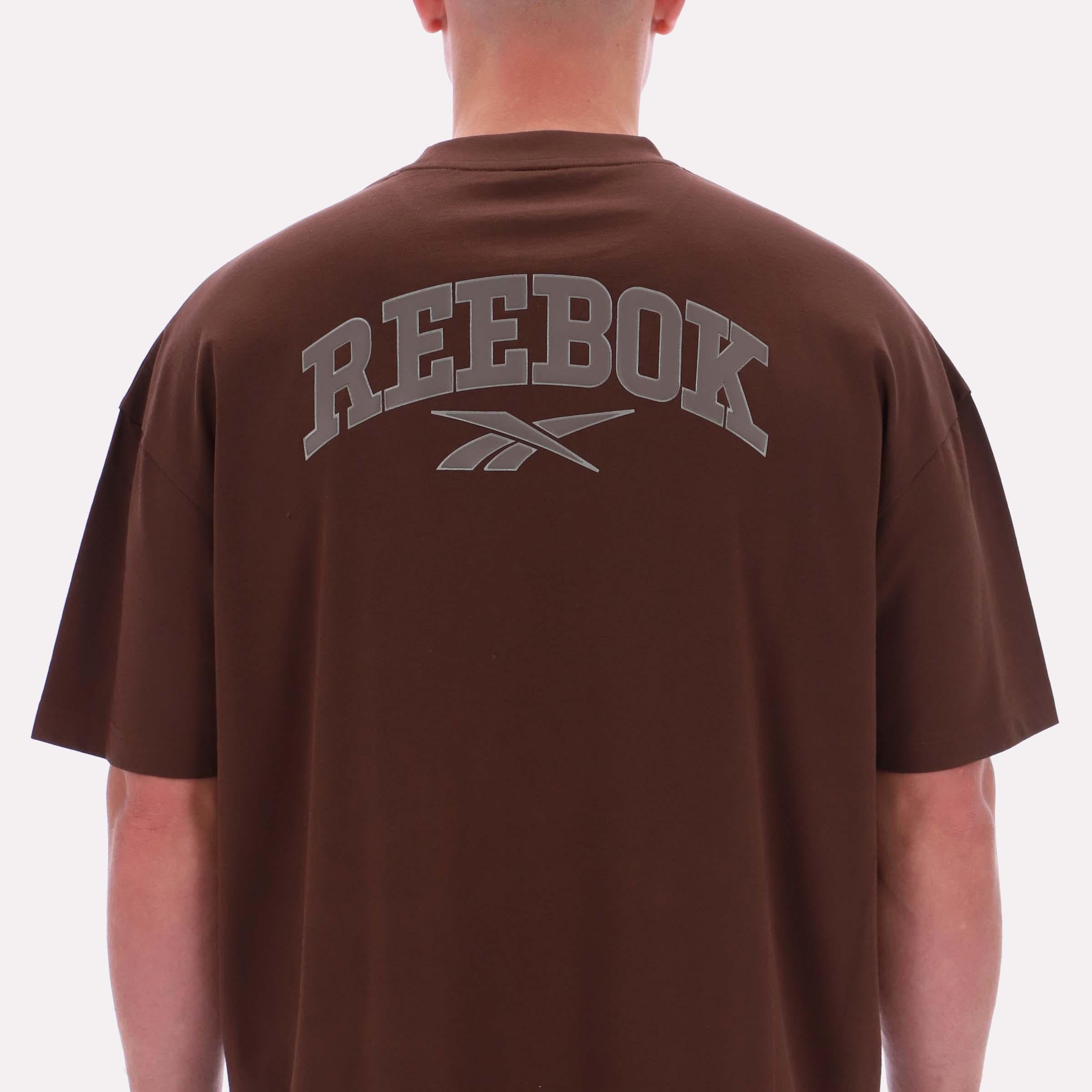 Reebok Apparel  Men's Danny Varsity Ss Tee Reebok Classics App Men Campus Brown Reg