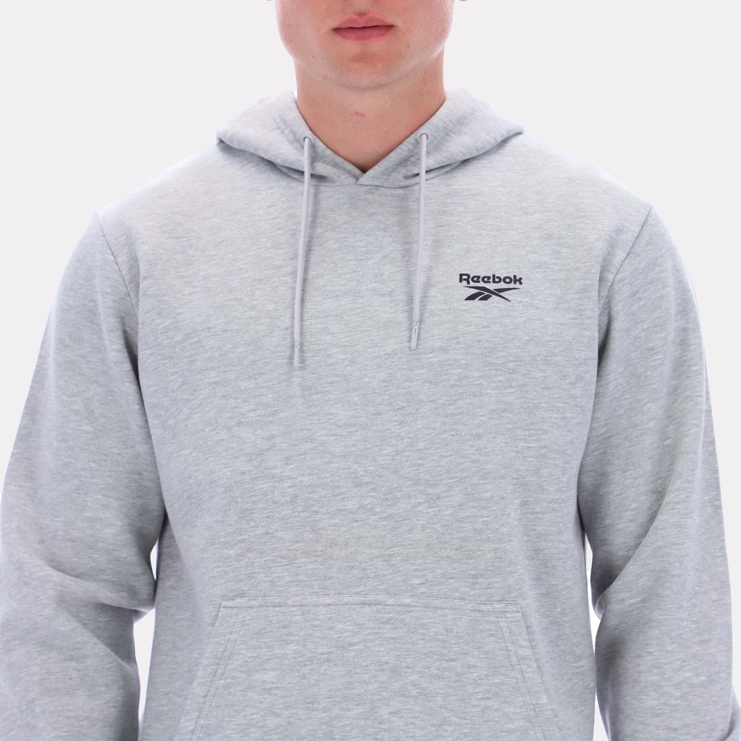 Reebok Apparel  Men's Noah Small Logo Hoody Grey Reg