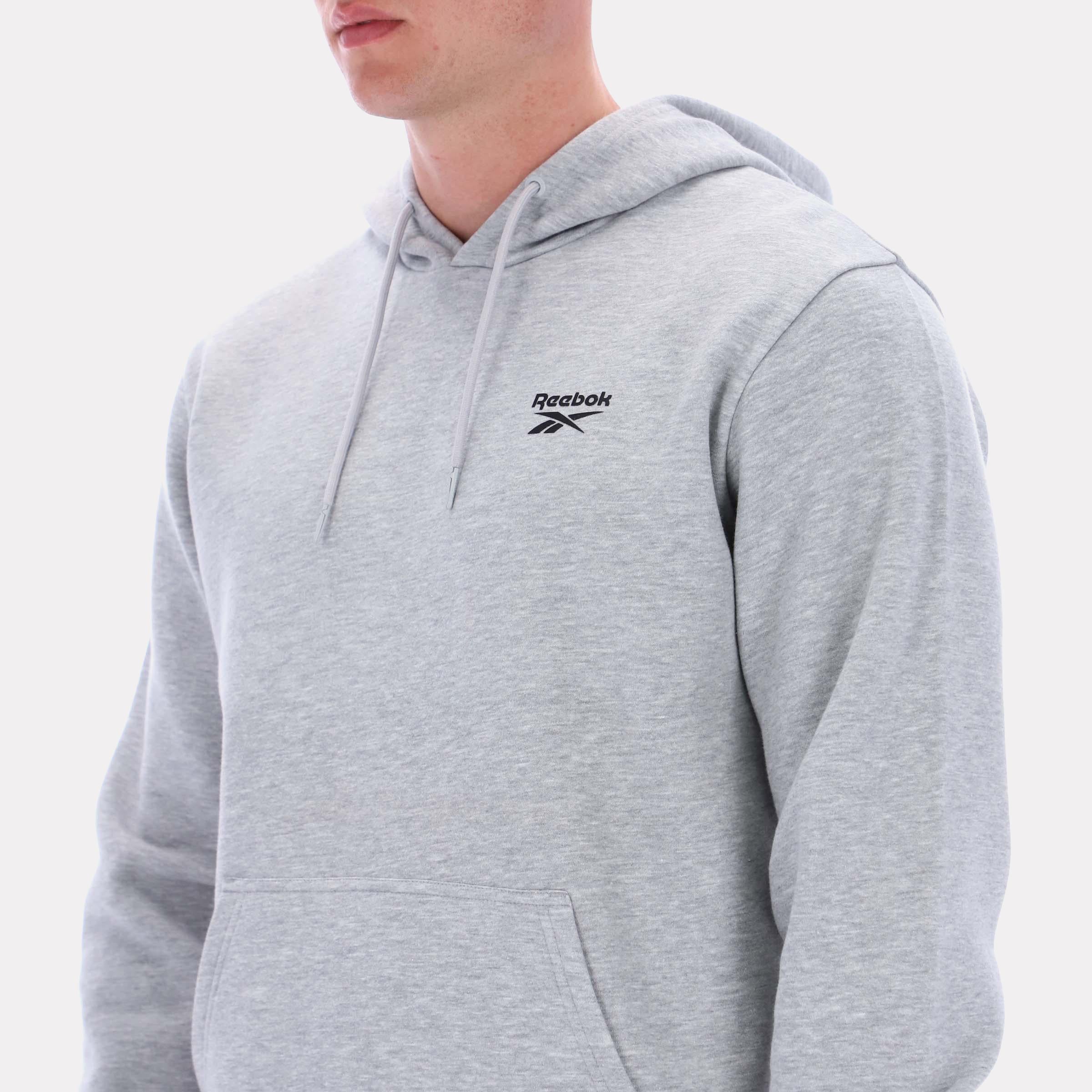 Reebok Apparel  Men's Noah Small Logo Hoody Grey Reg